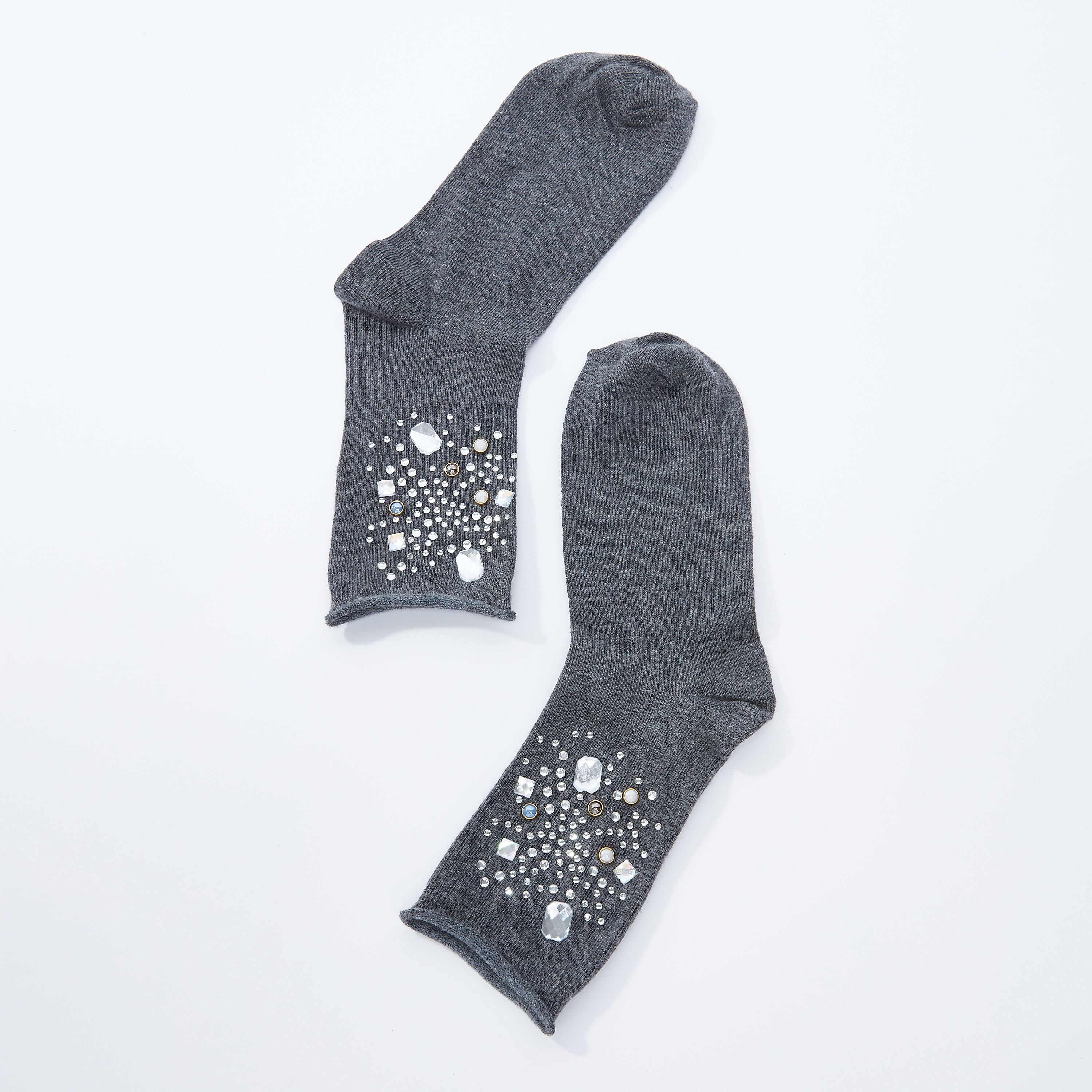 Embellished Crew Length Socks-women-socksandstockings-image-3