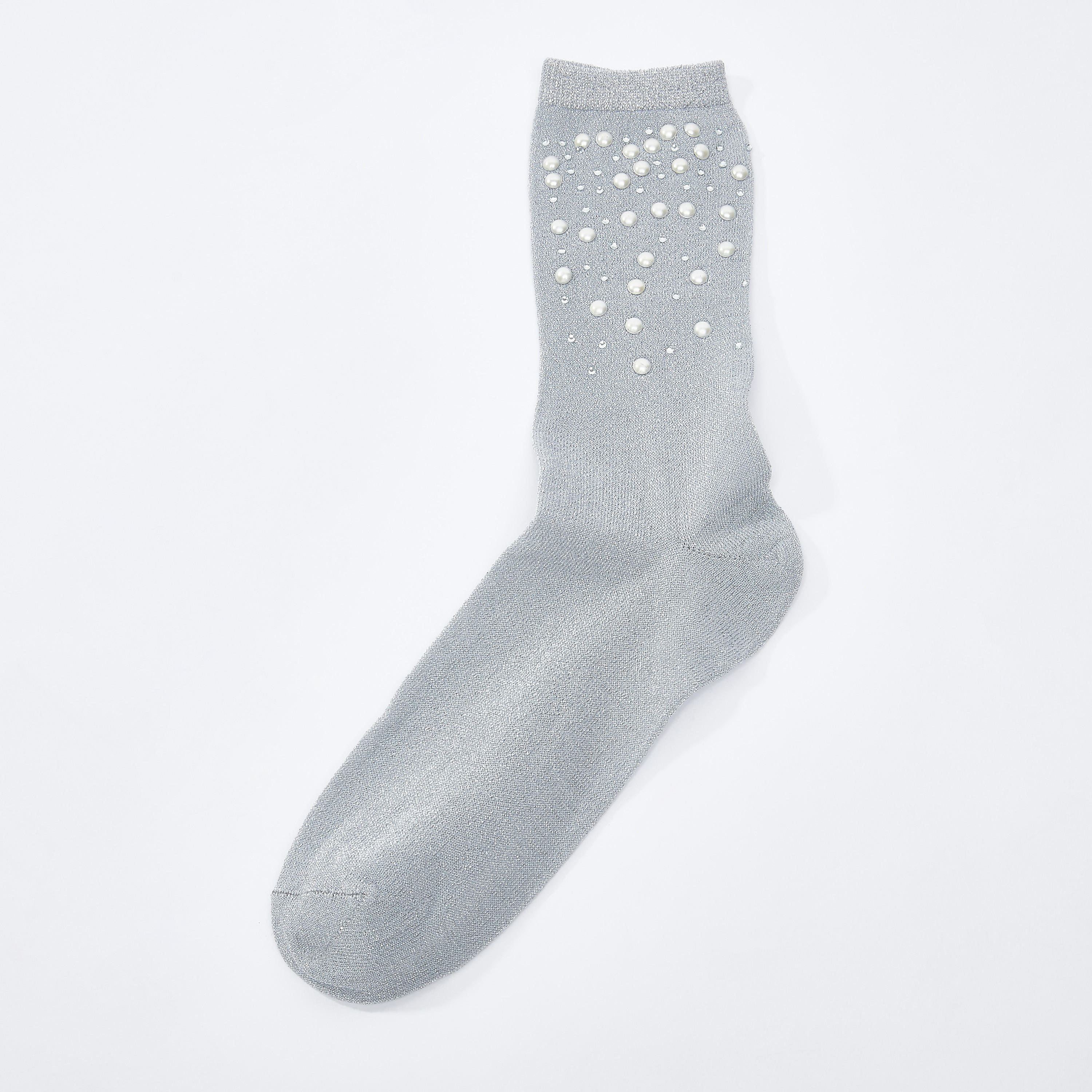Embellished Crew Length Socks-women-socksandstockings-image-1