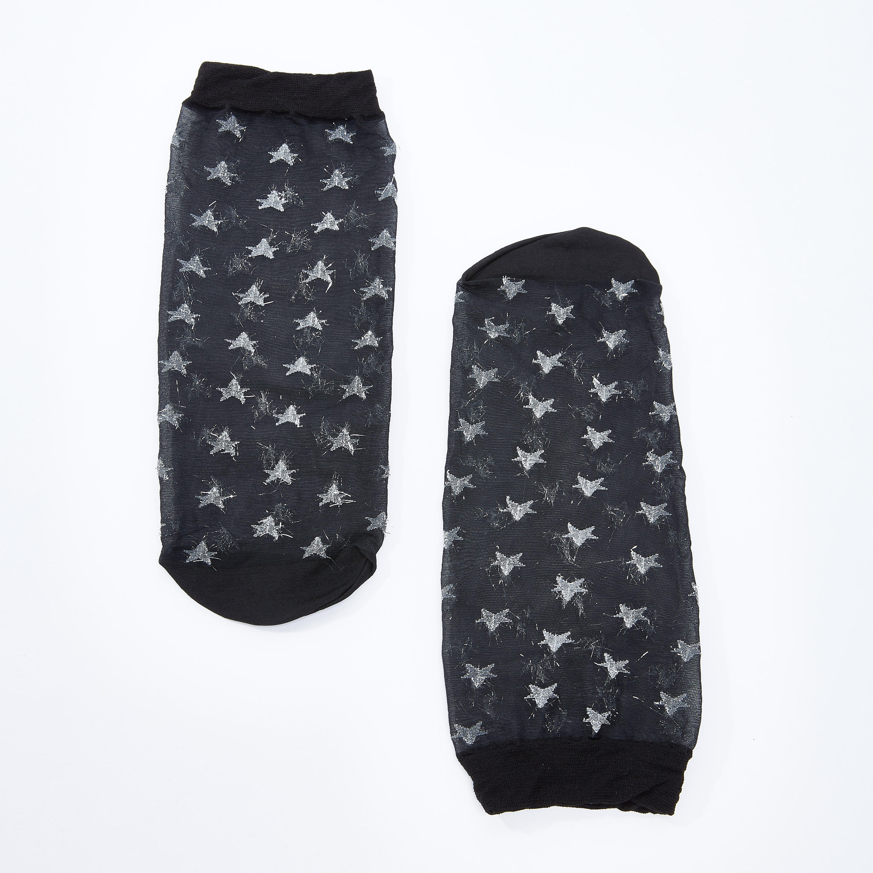 جوارب بطول الكاحل بنفش مطبوع-women-socksandstockings-image-1