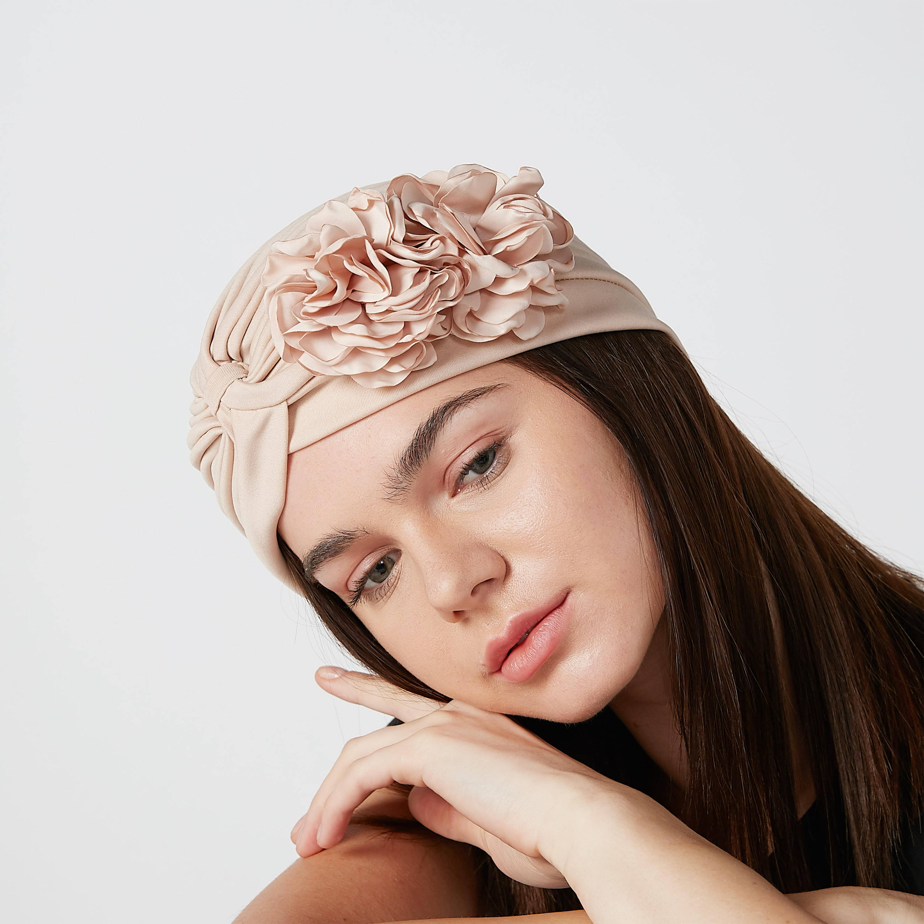 توربان بتزيينات زهرية-women-hairaccessories-image-2