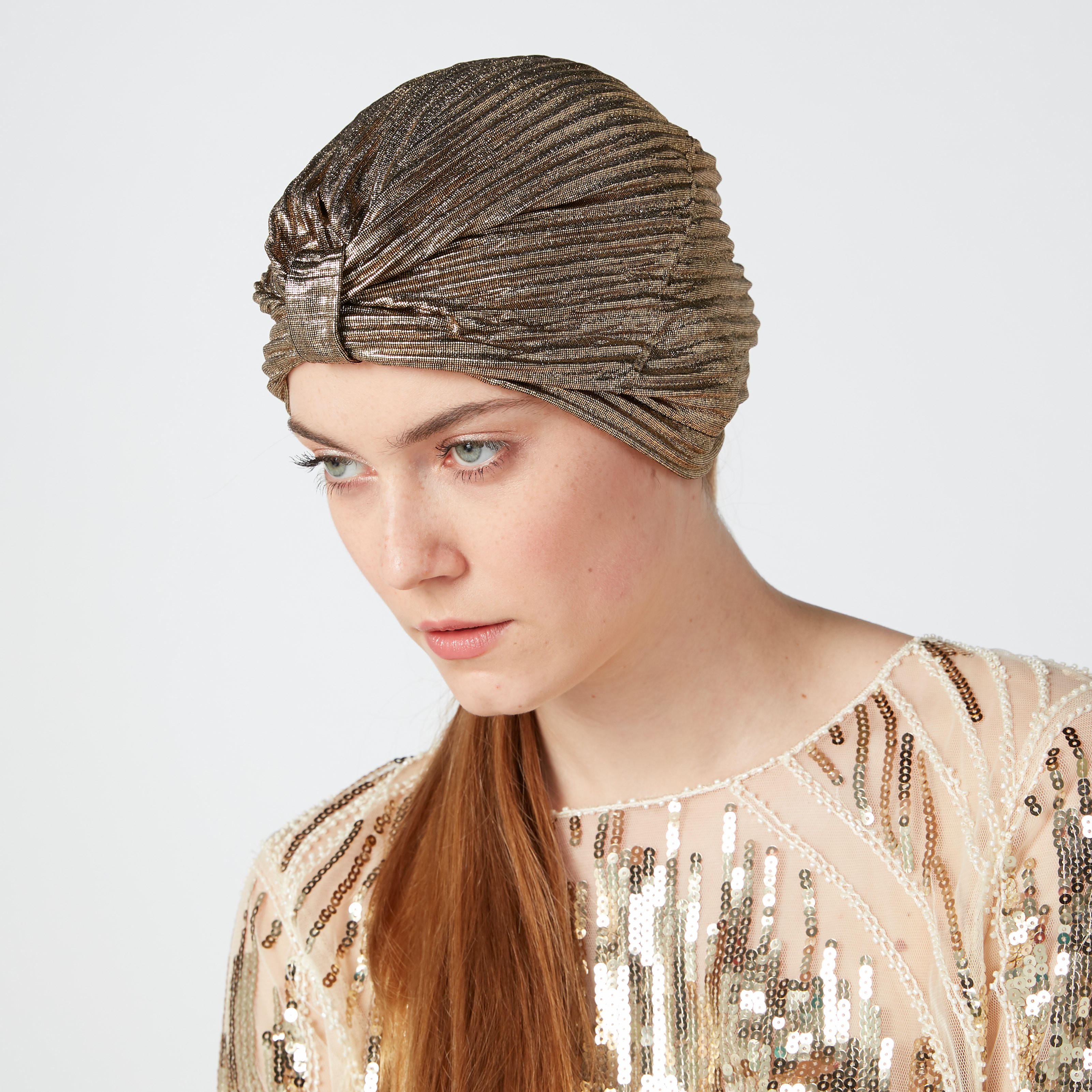 Textured Turban with Gathered Detail-women-hairaccessories-image-2