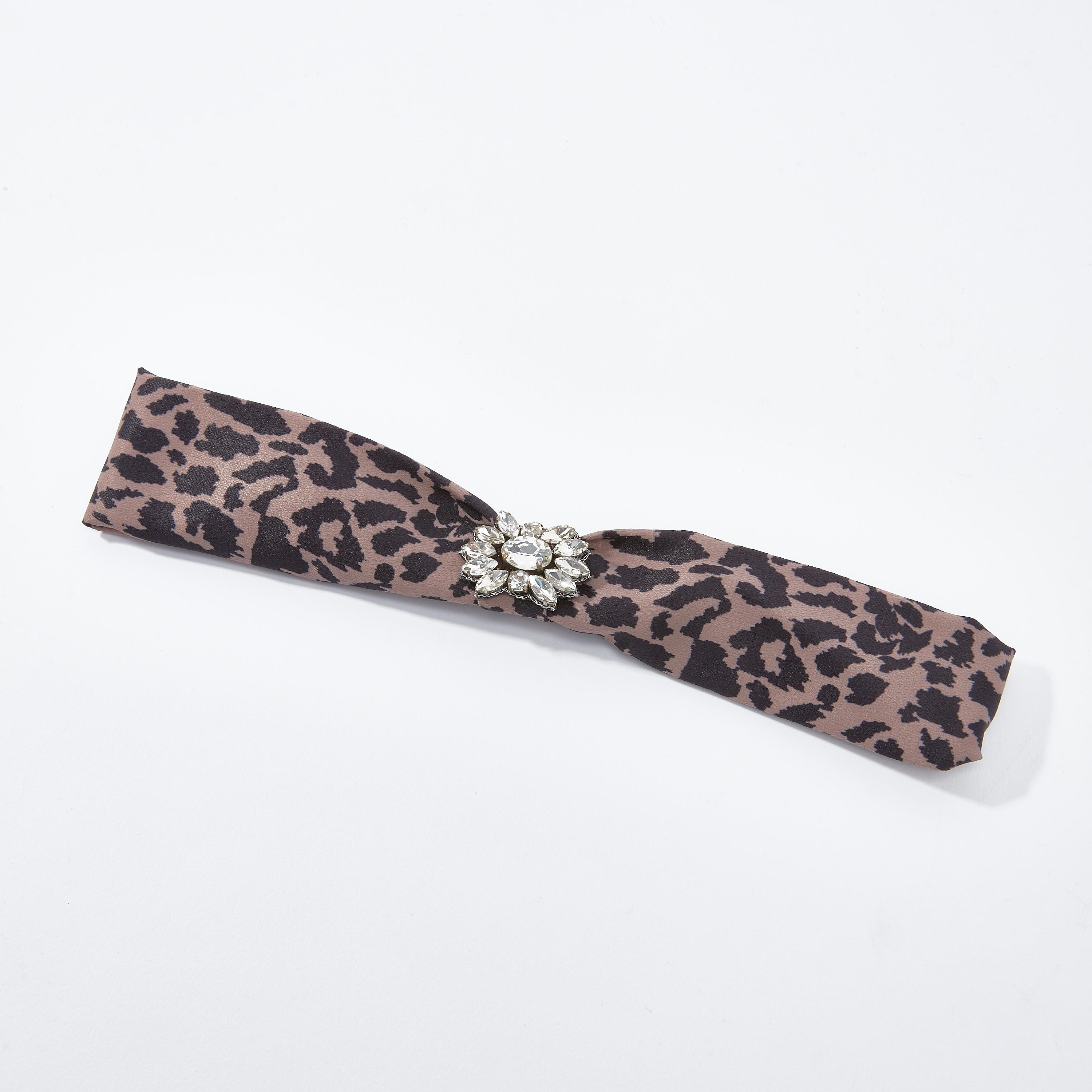 شريطة رأس بتفاصيل مرصّعة وطبعات-women-hairaccessories-image-1