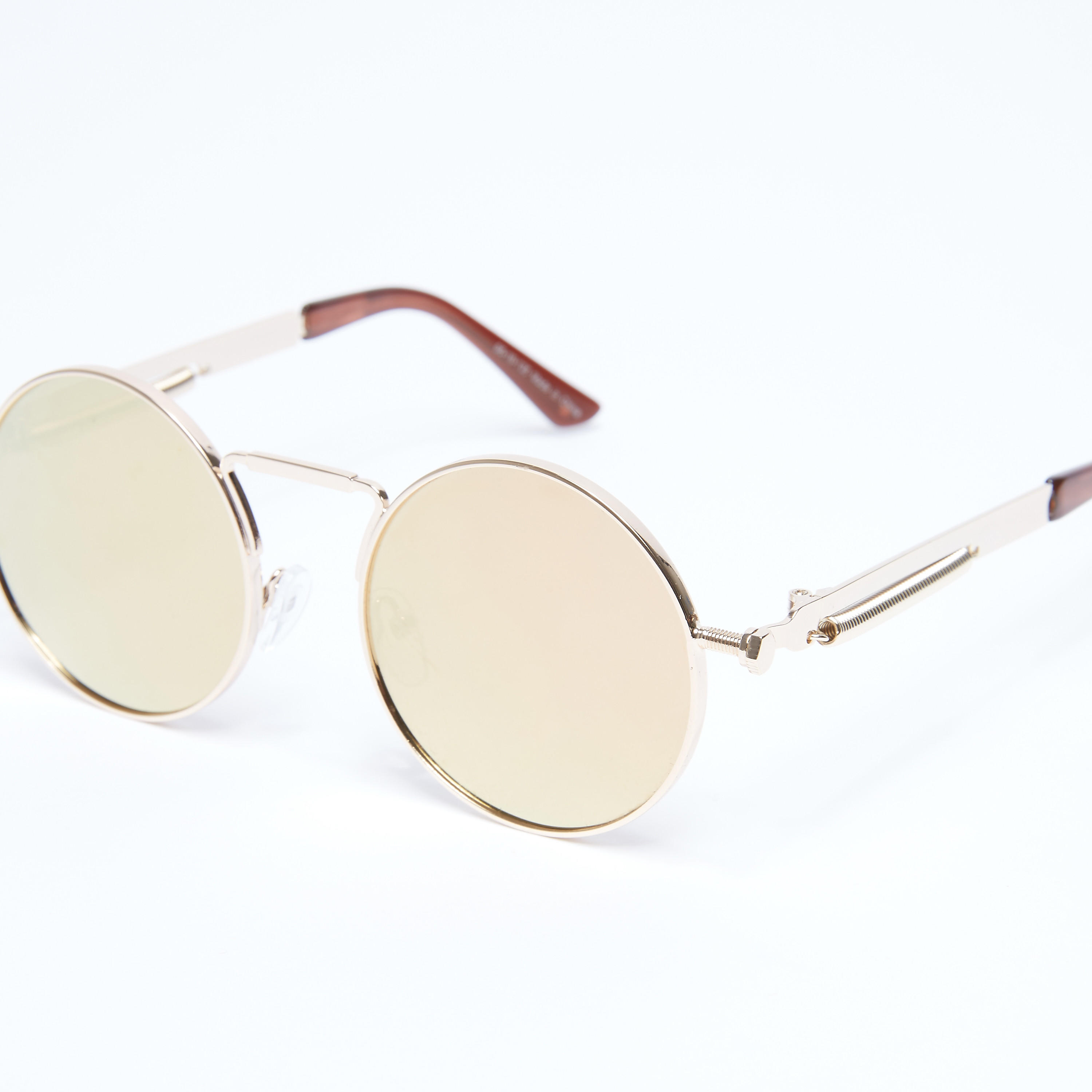 نظّارة شمسية بتصميم مستدير وإطار كامل-women-sunglasses-image-3