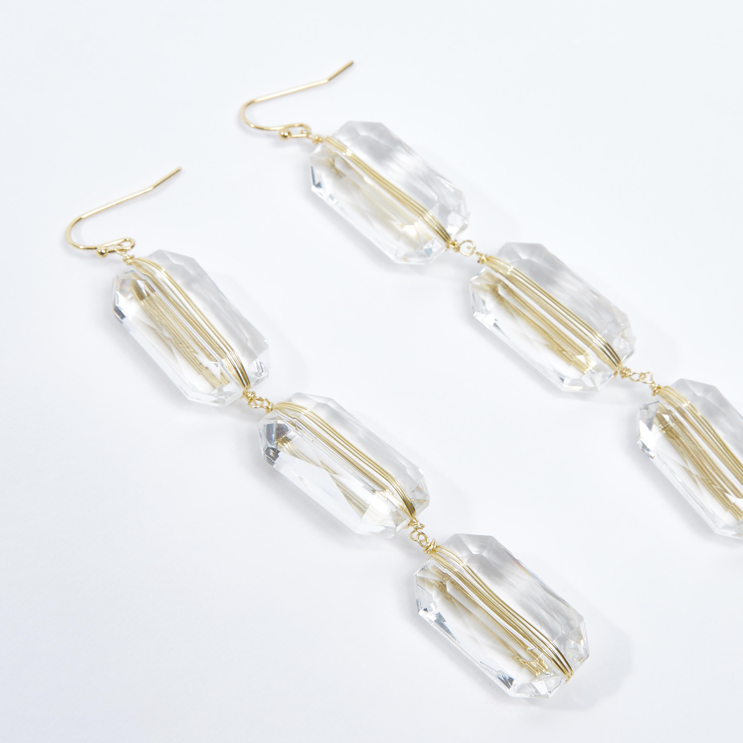 Beaded Dangling Earrings-women-watchesandjewellery-jewellery-earrings-image-3