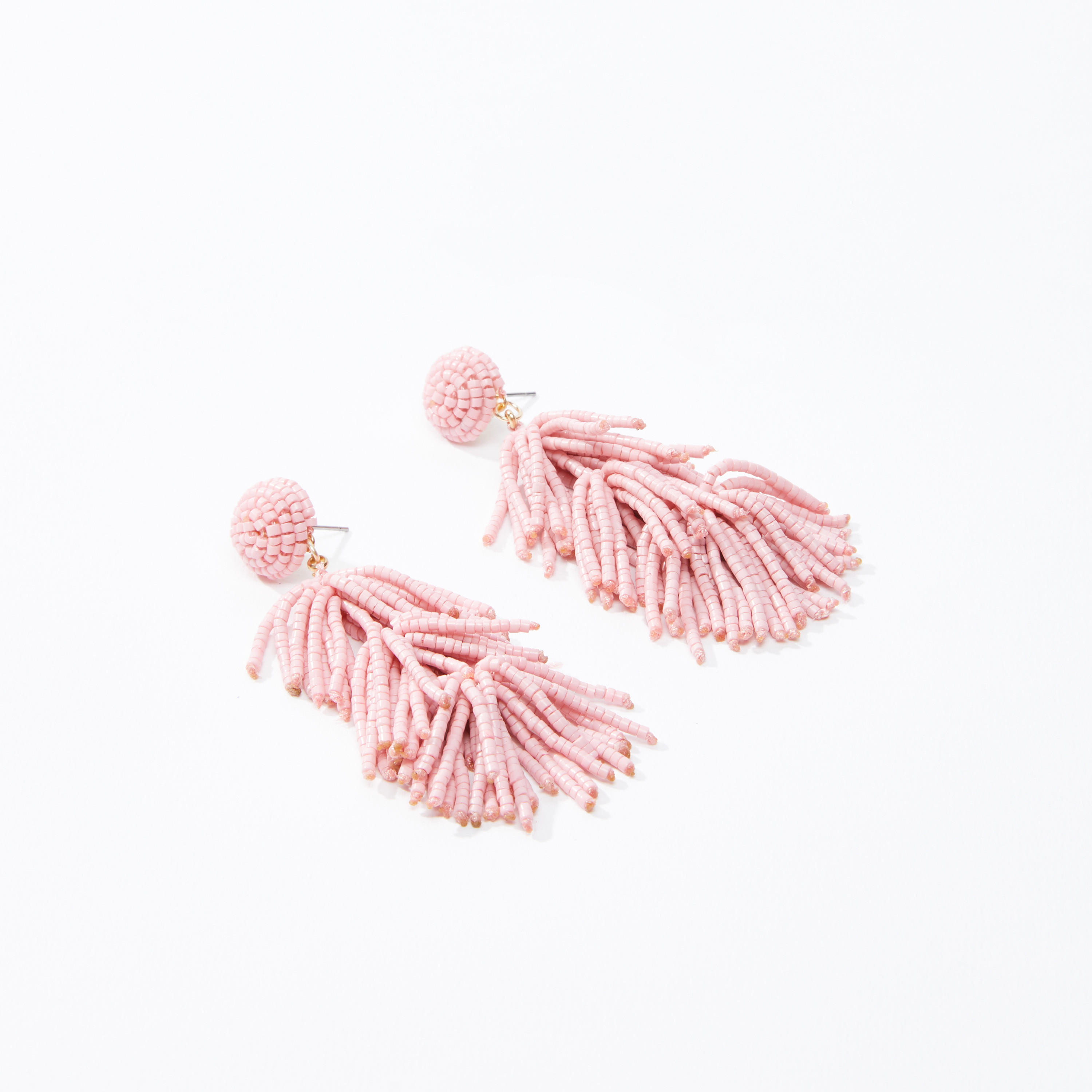 Beaded Dangling Earrings with Pushback Closure-women-watchesandjewellery-jewellery-earrings-image-1