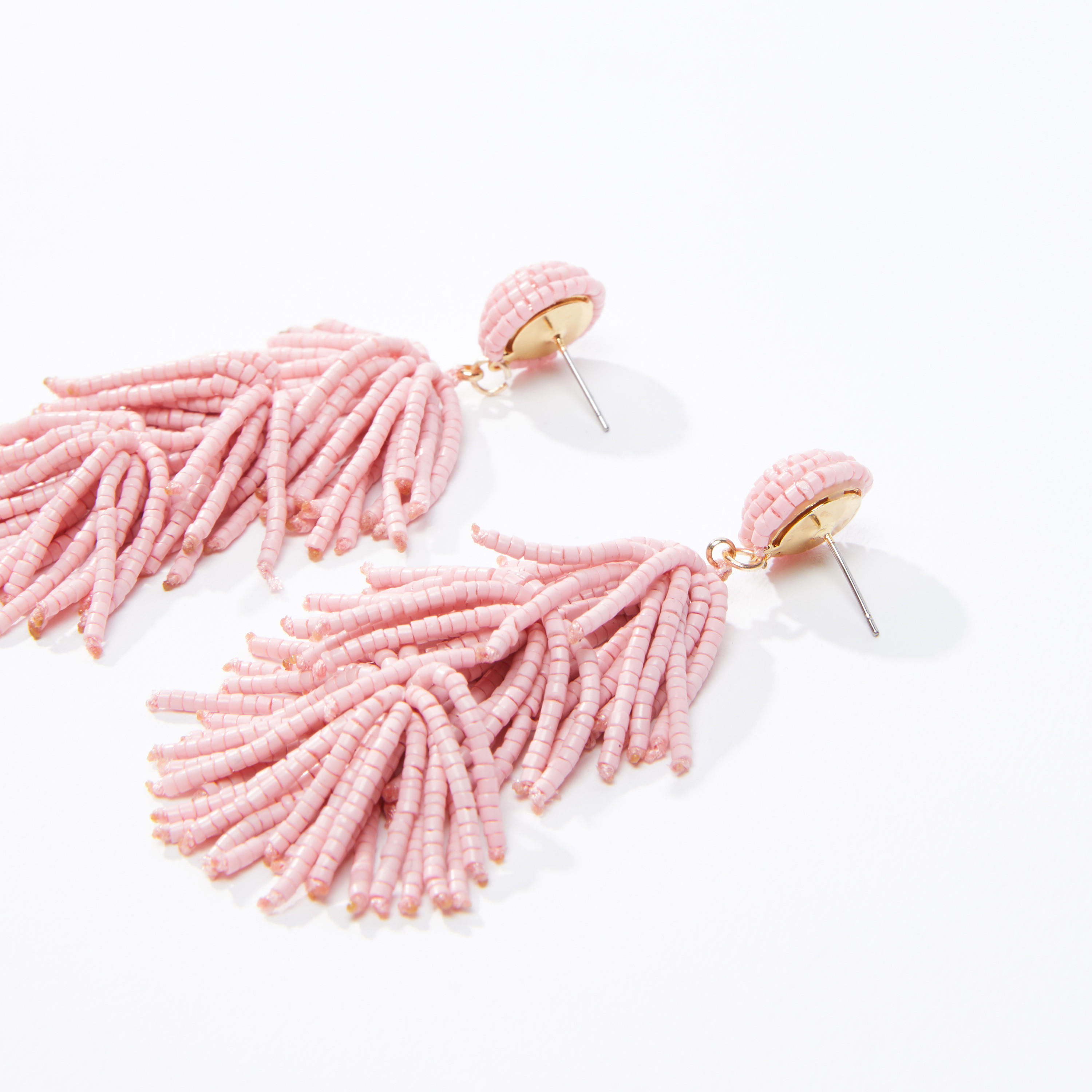 Beaded Dangling Earrings with Pushback Closure-women-watchesandjewellery-jewellery-earrings-image-3