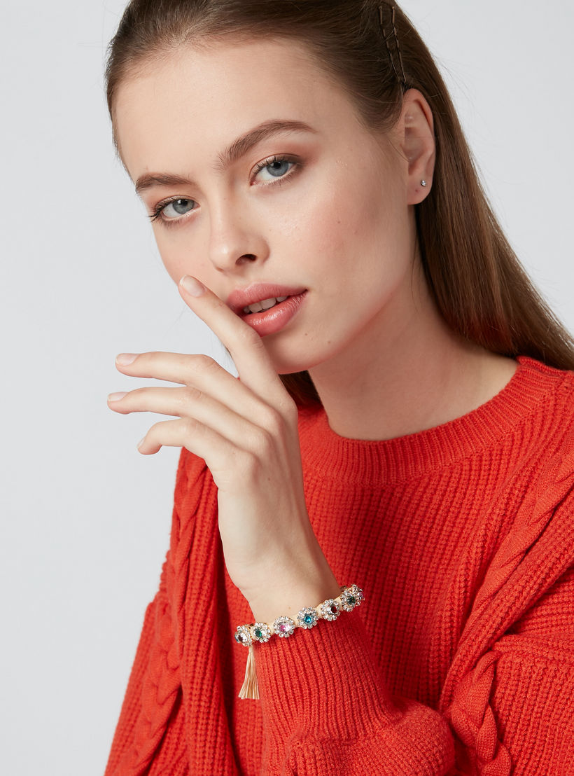سوار مرصع بشرّابات-women-watchesandjewellery-jewellery-banglesandbracelets-image-2