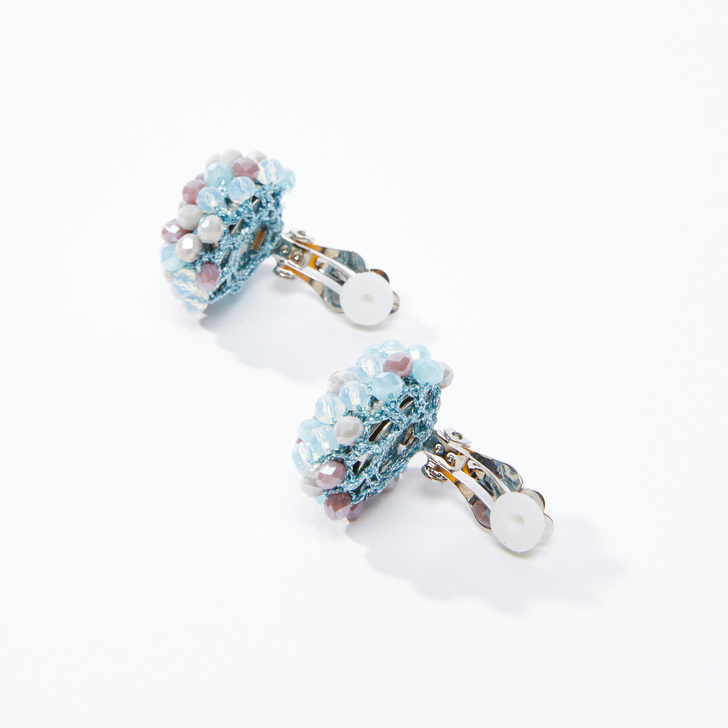 Beaded Earrings with Magnetic Closure-women-watchesandjewellery-jewellery-earrings-image-3
