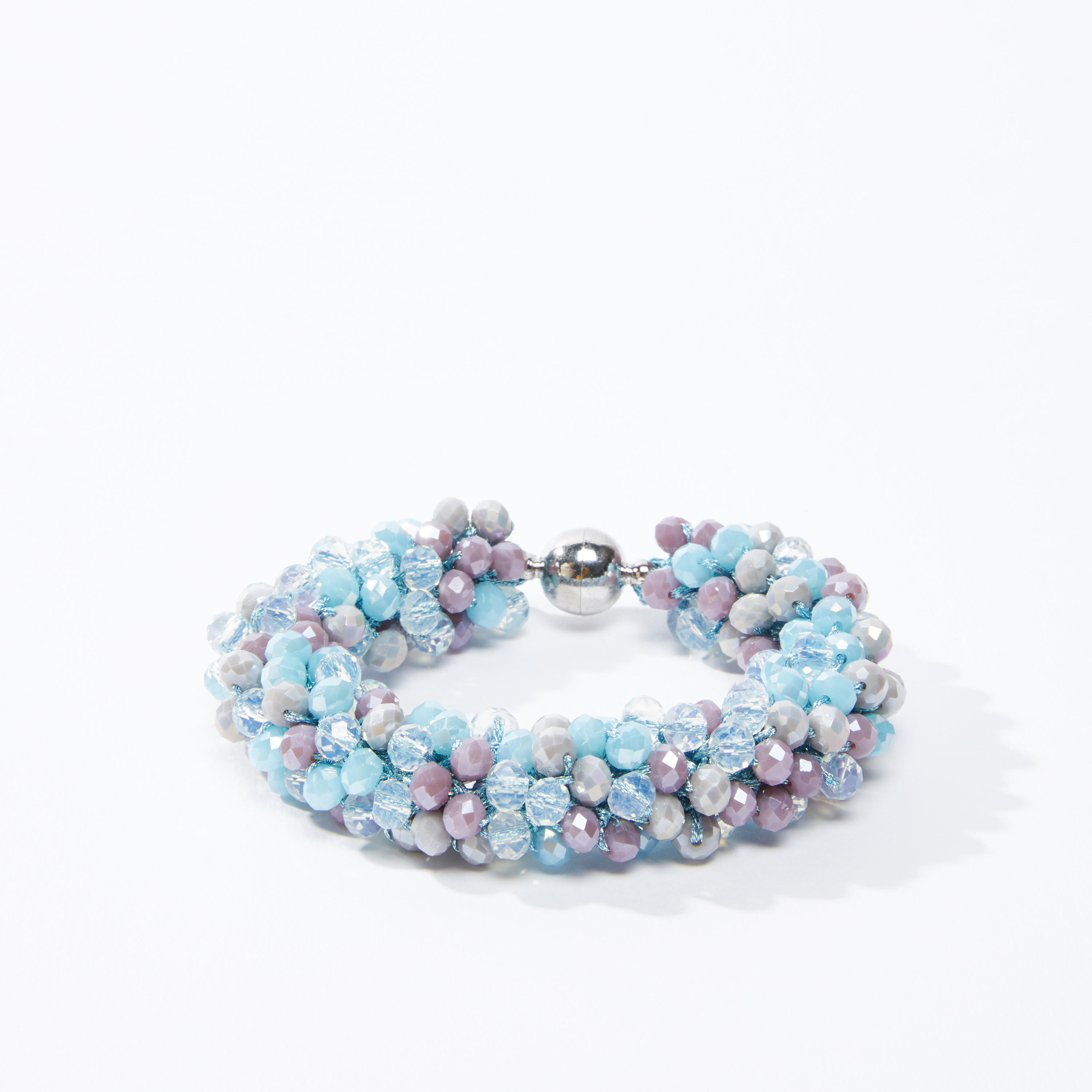 Beaded Bracelet with Magnetic Closure-women-watchesandjewellery-jewellery-banglesandbracelets-image-3