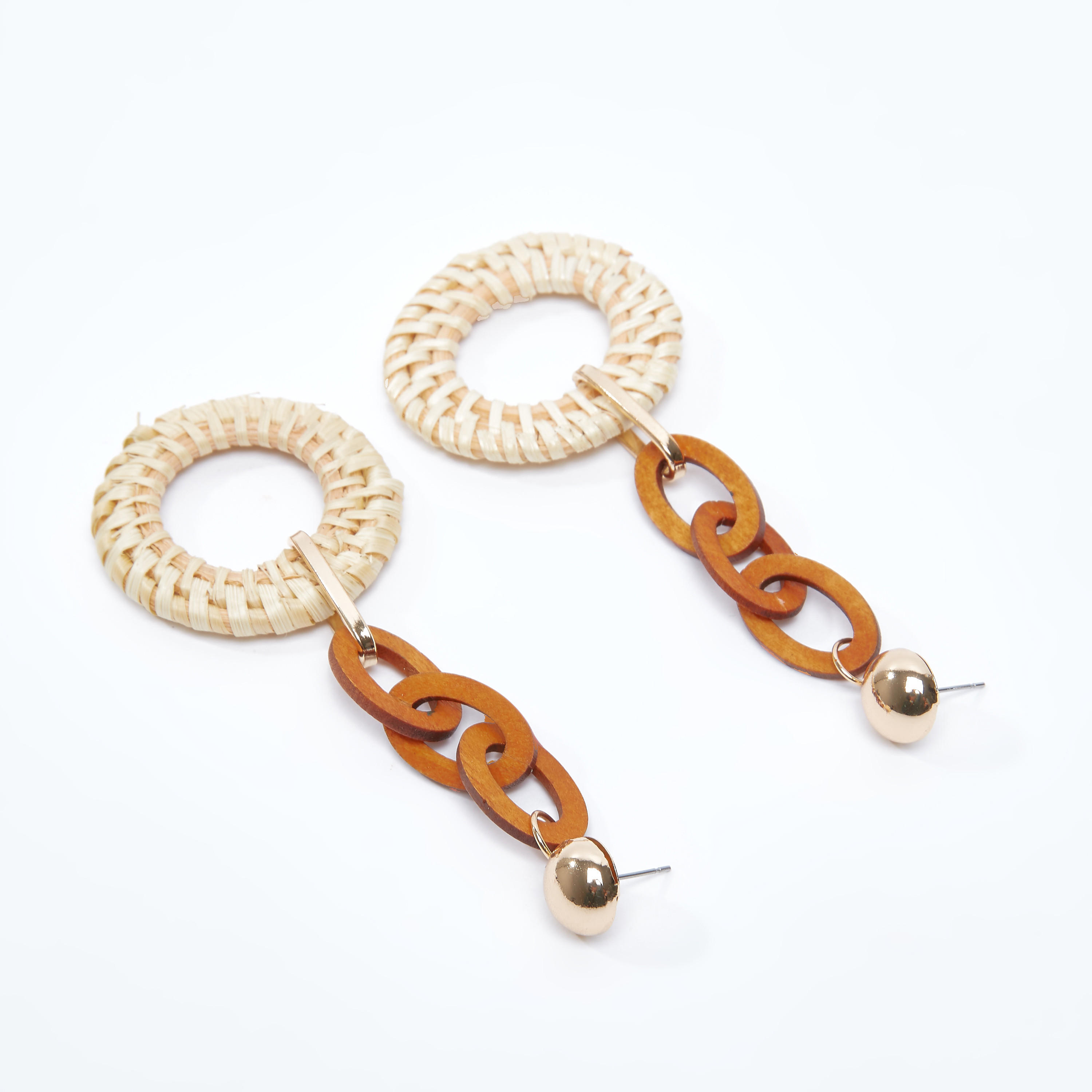 أقراط متدليّة بمكبس إغلاق-women-watchesandjewellery-jewellery-earrings-image-1