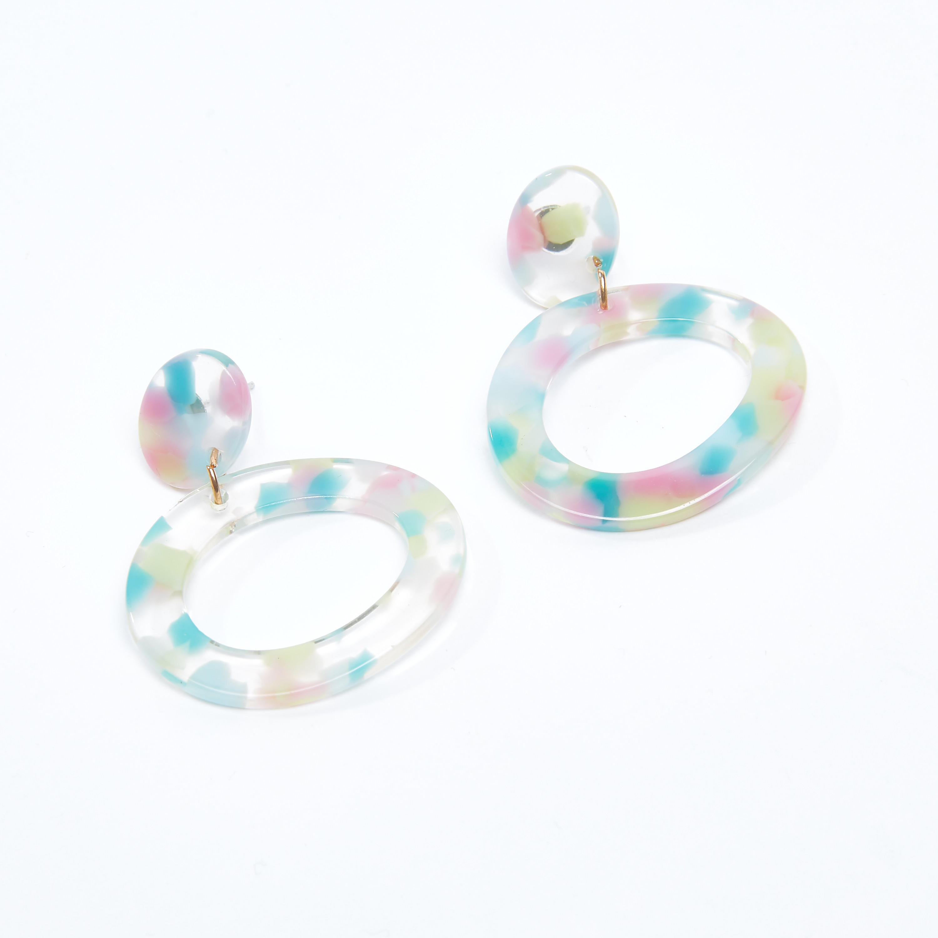 Printed Dangling Earrings with Pushback Closure-women-watchesandjewellery-jewellery-earrings-image-1