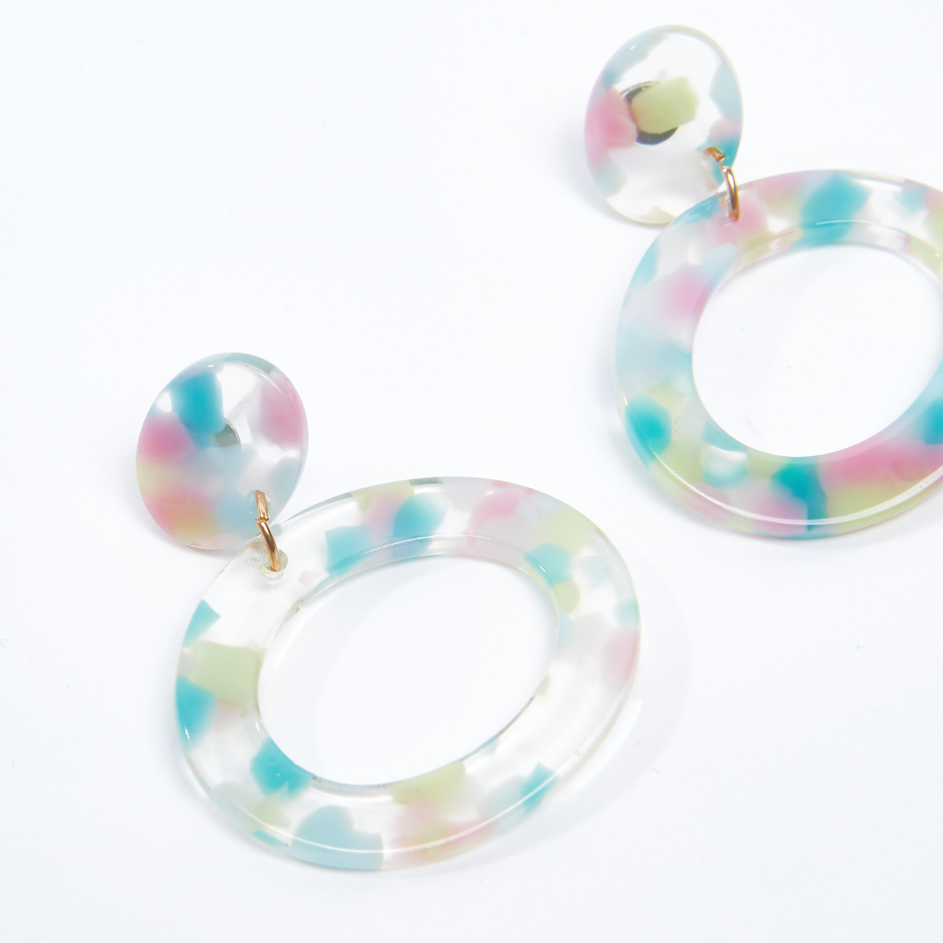 Printed Dangling Earrings with Pushback Closure-women-watchesandjewellery-jewellery-earrings-image-3