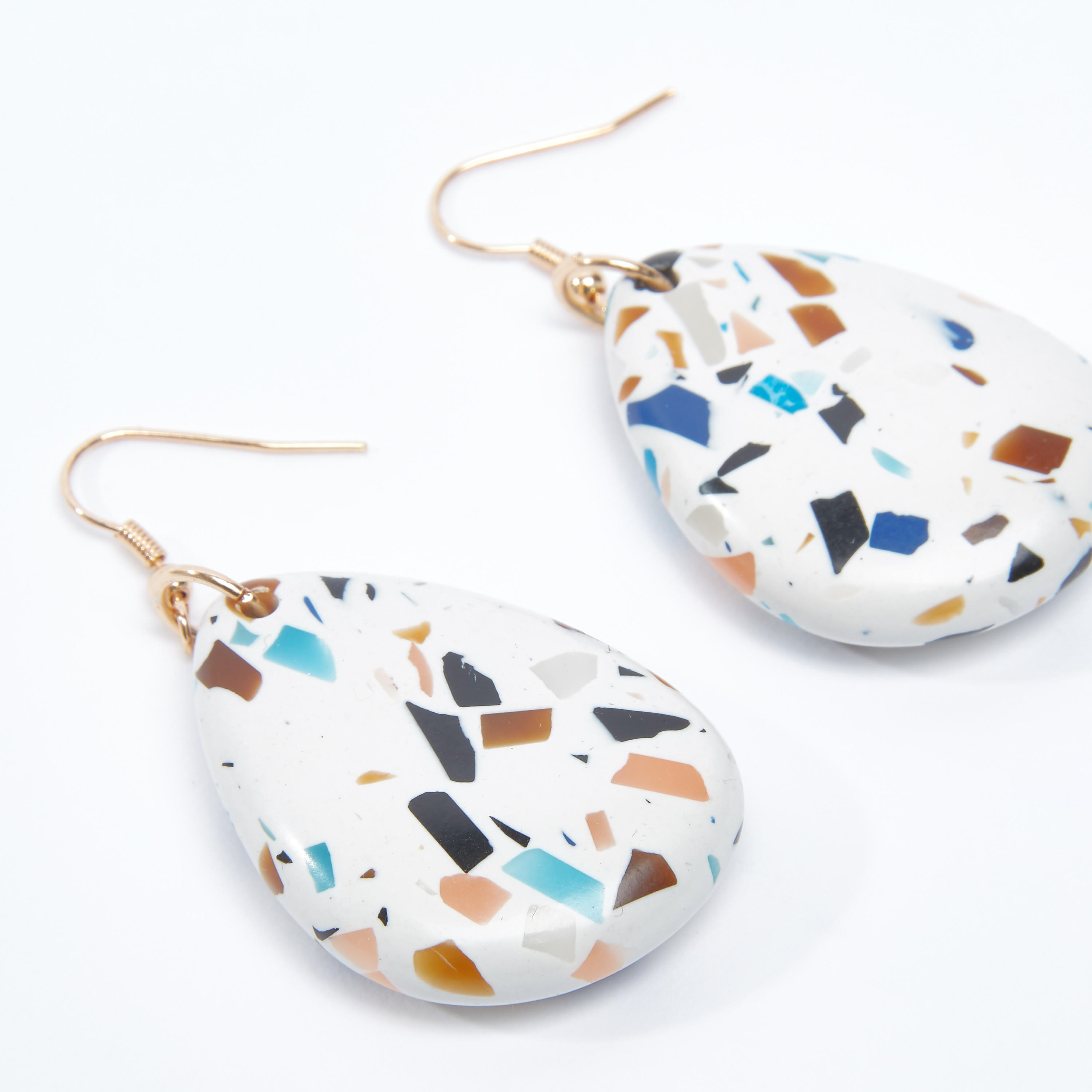 Printed Dangling Earrings with Fish Hook-women-watchesandjewellery-jewellery-earrings-image-3