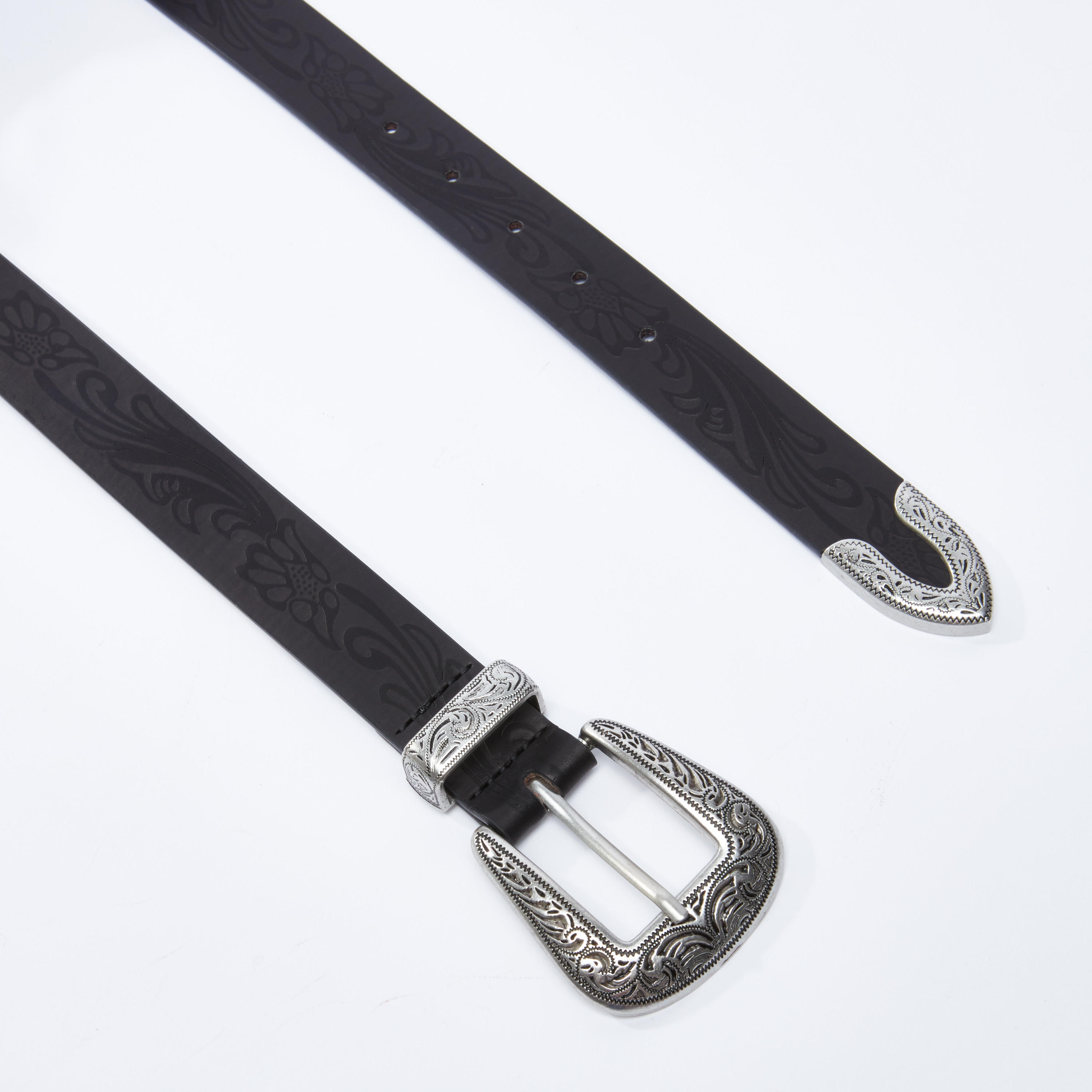 حزام بإبزيم ميتاليك بدبوس منقوش-women-clothingaccessories-belts-image-3