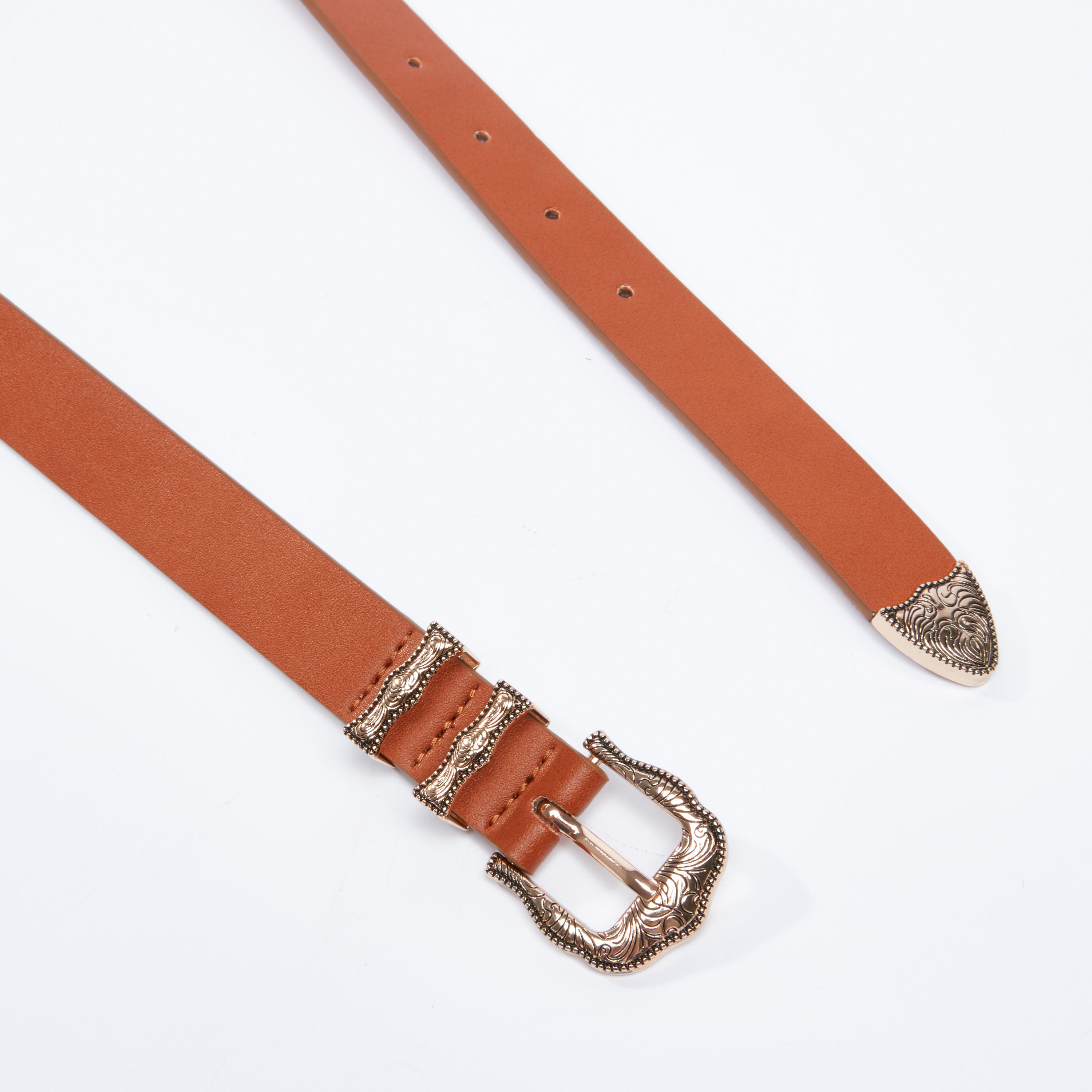 Belt with Embossed Metallic Pin Buckle-women-clothingaccessories-belts-image-3