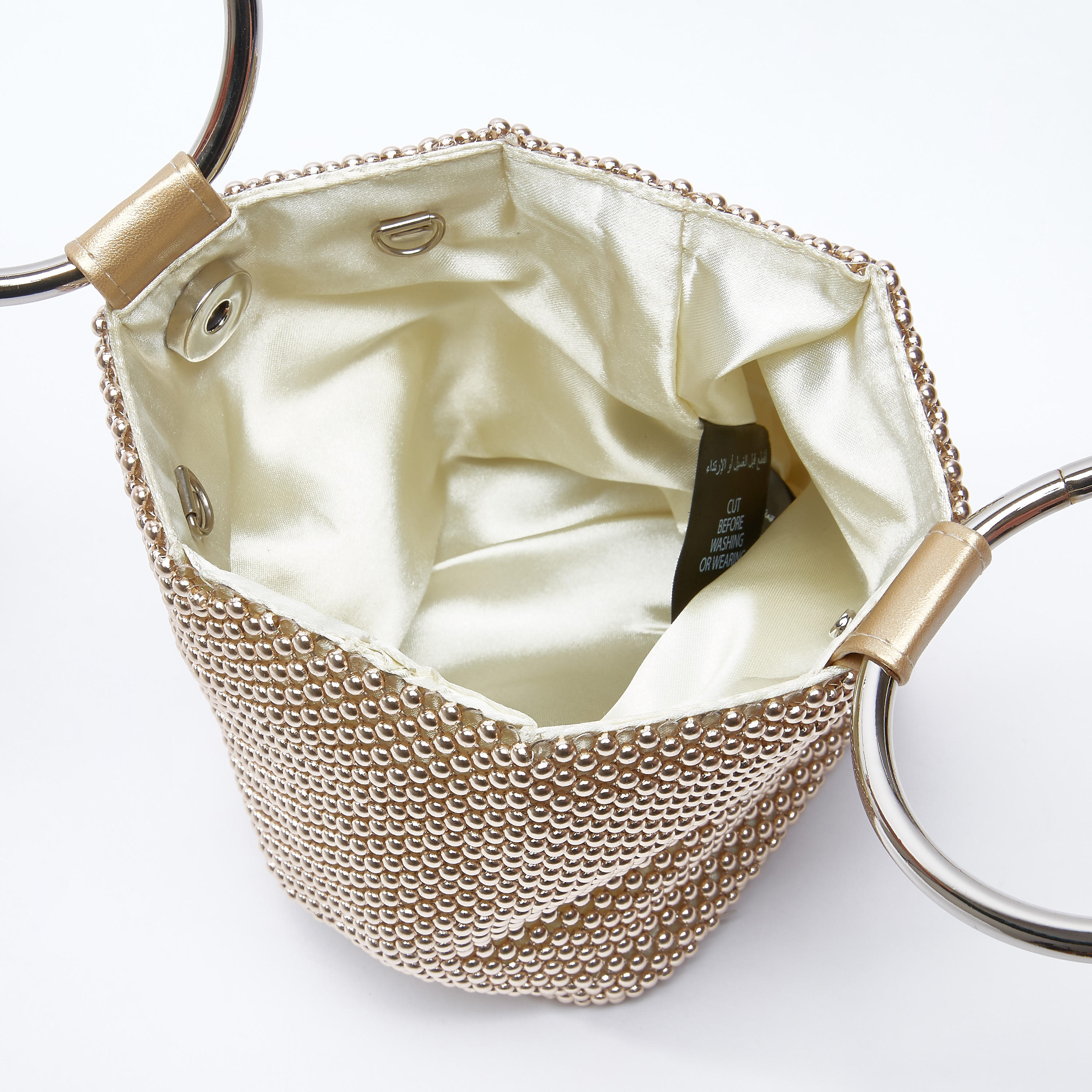 Studded Clutch with Button Closure and Metallic Chain-women-bagsandwallets-handbags-image-5