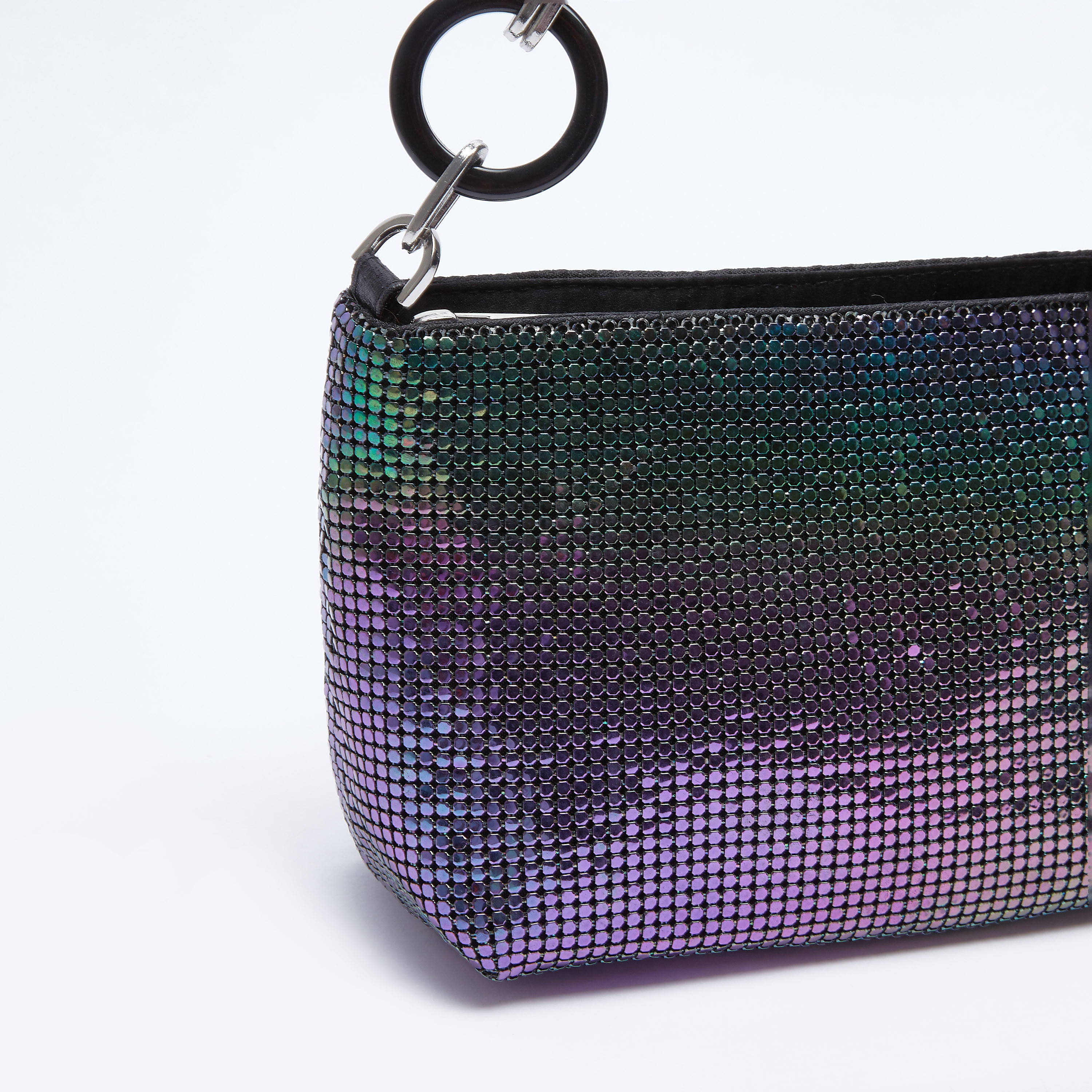 Textured Handbag with Zip Closure-women-bagsandwallets-handbags-image-4