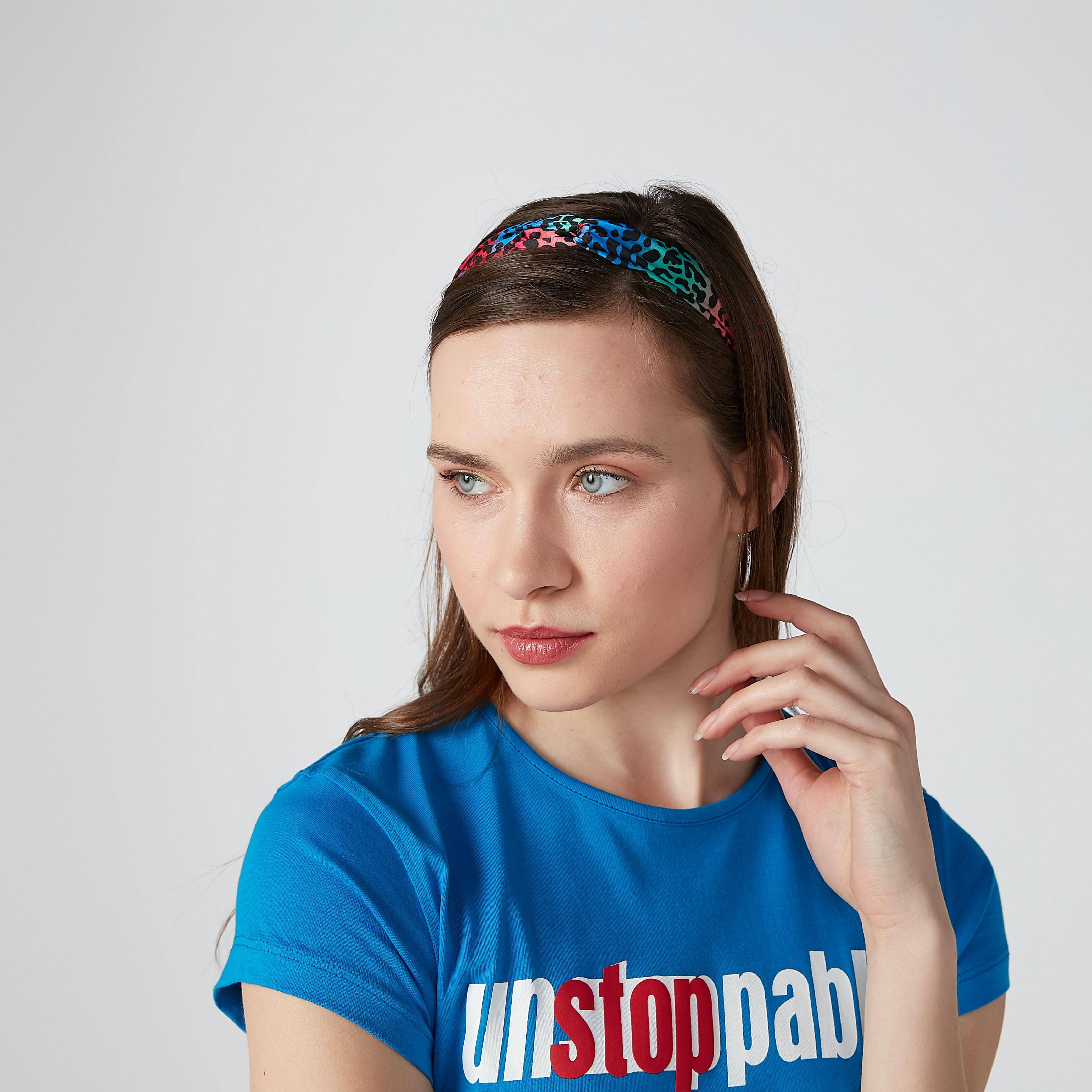 Printed Headband with Elasticised Back-women-hairaccessories-image-2