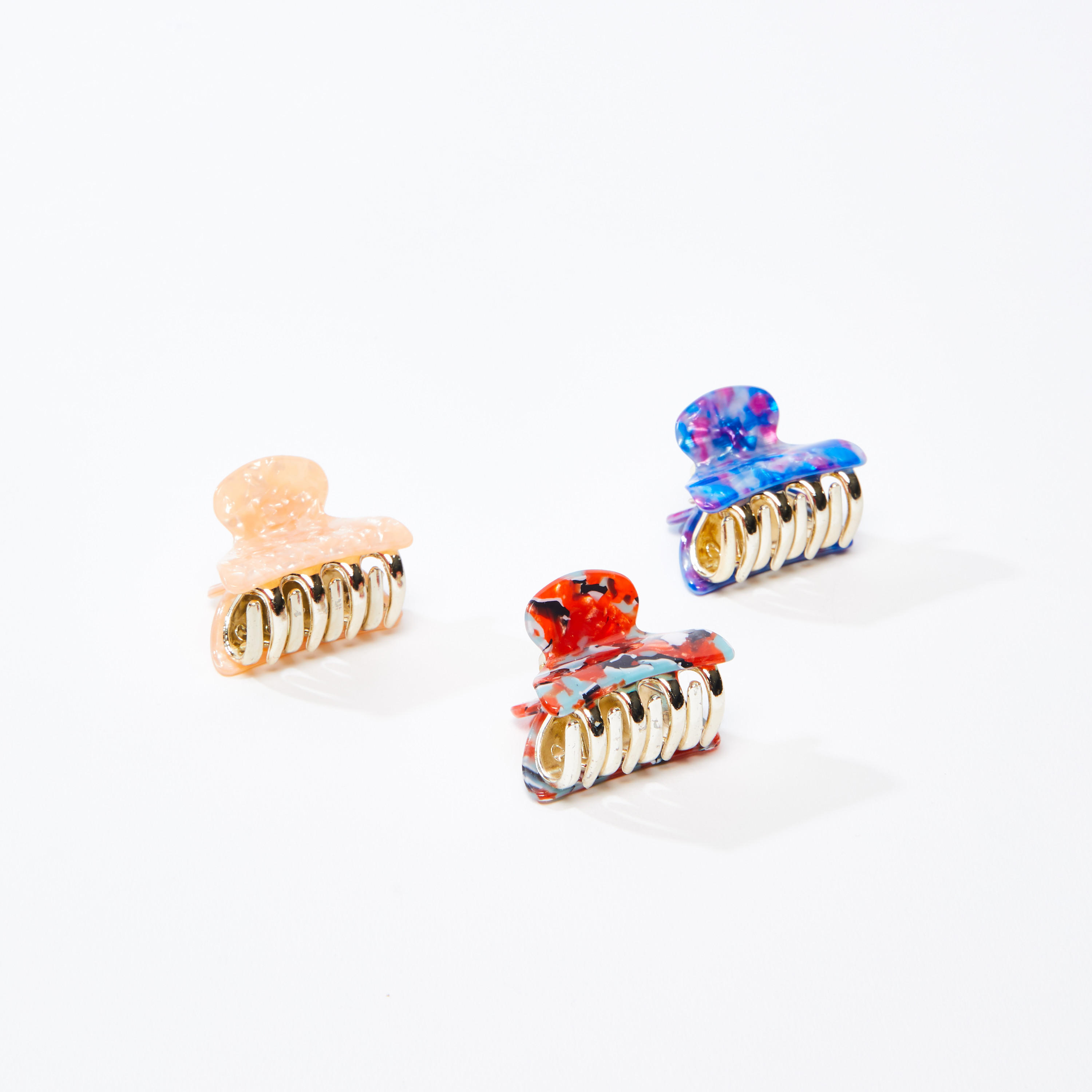 Set of 3 - Printed Hair Clamp-women-hairaccessories-image-1