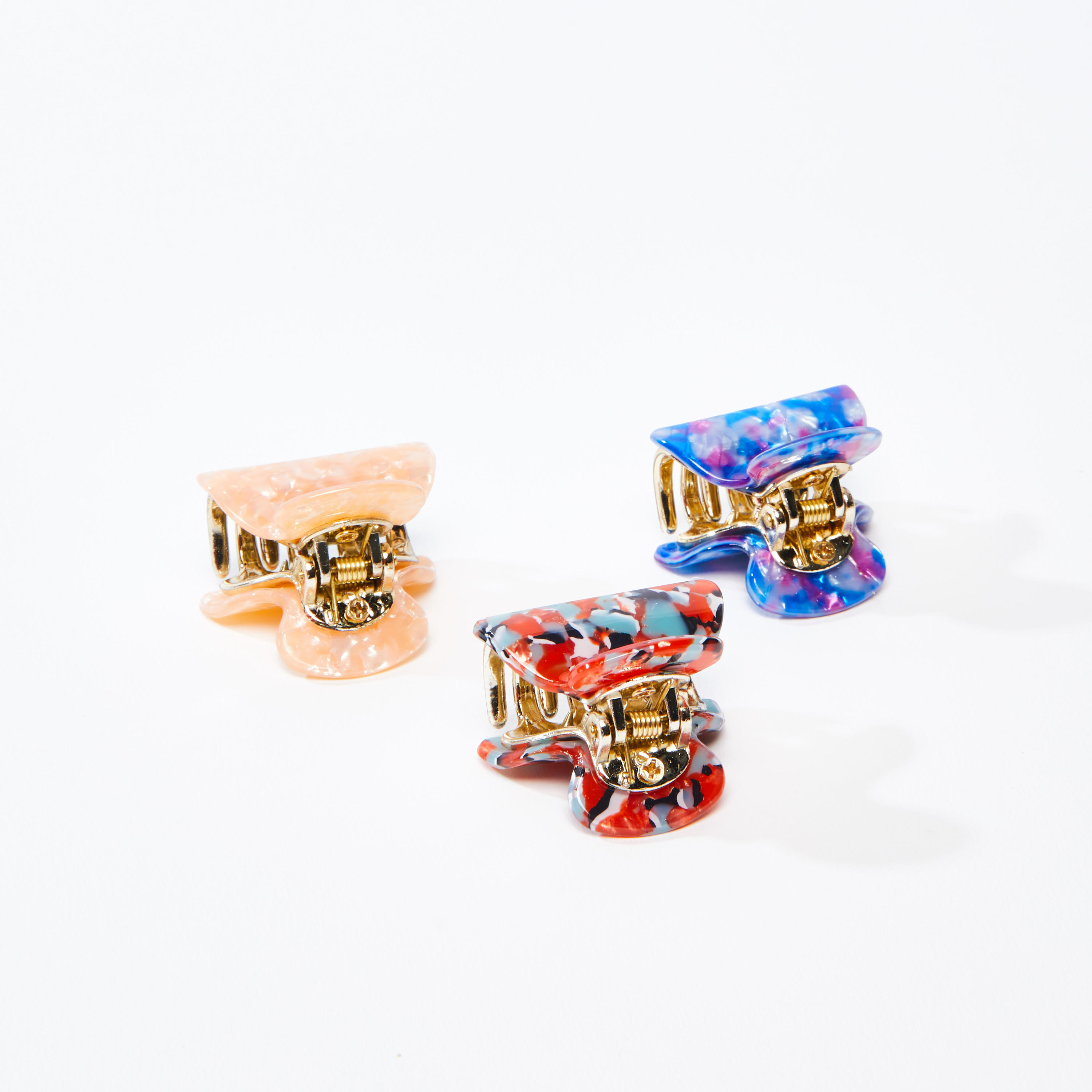 Set of 3 - Printed Hair Clamp-women-hairaccessories-image-3