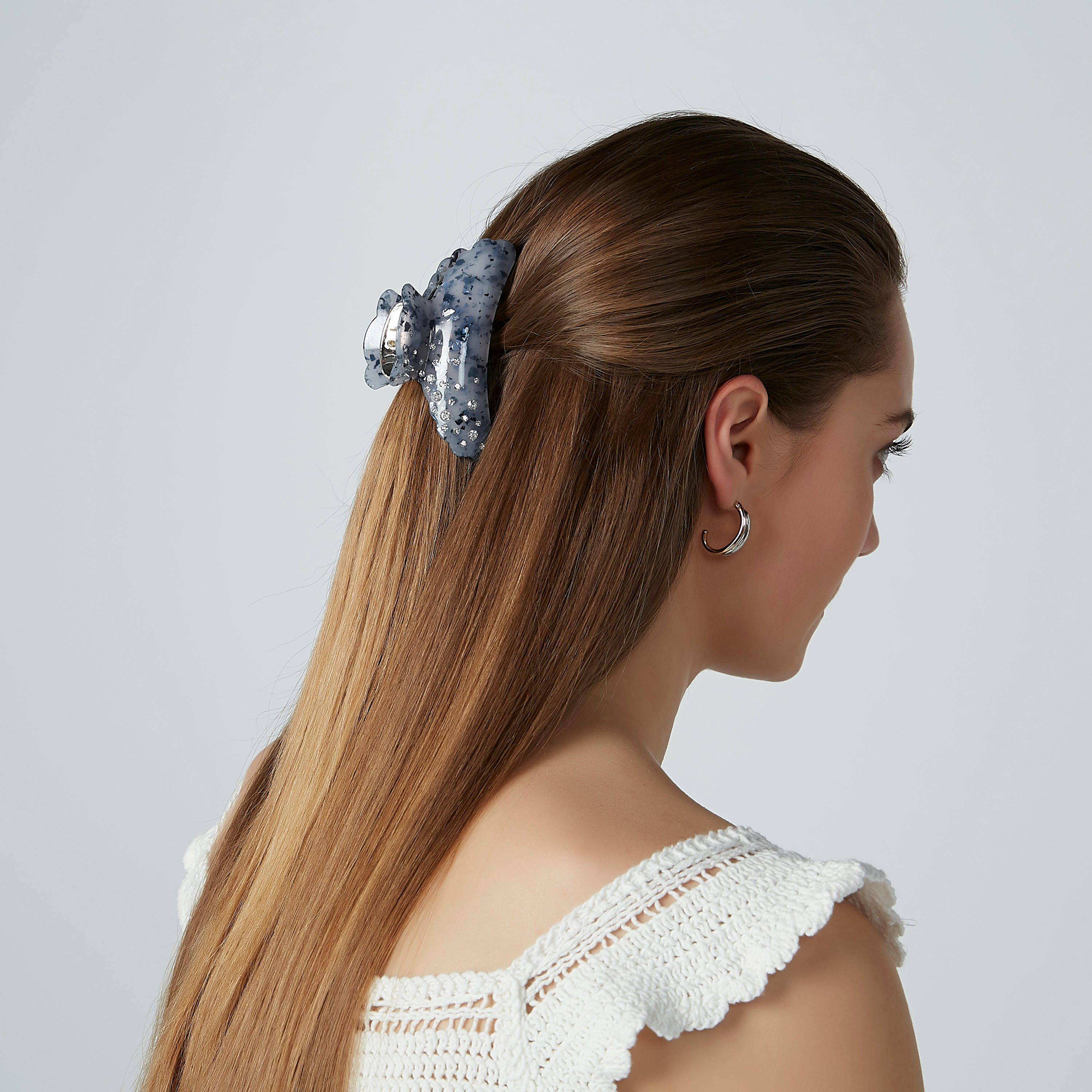 Printed Hair Clamp-women-hairaccessories-image-2
