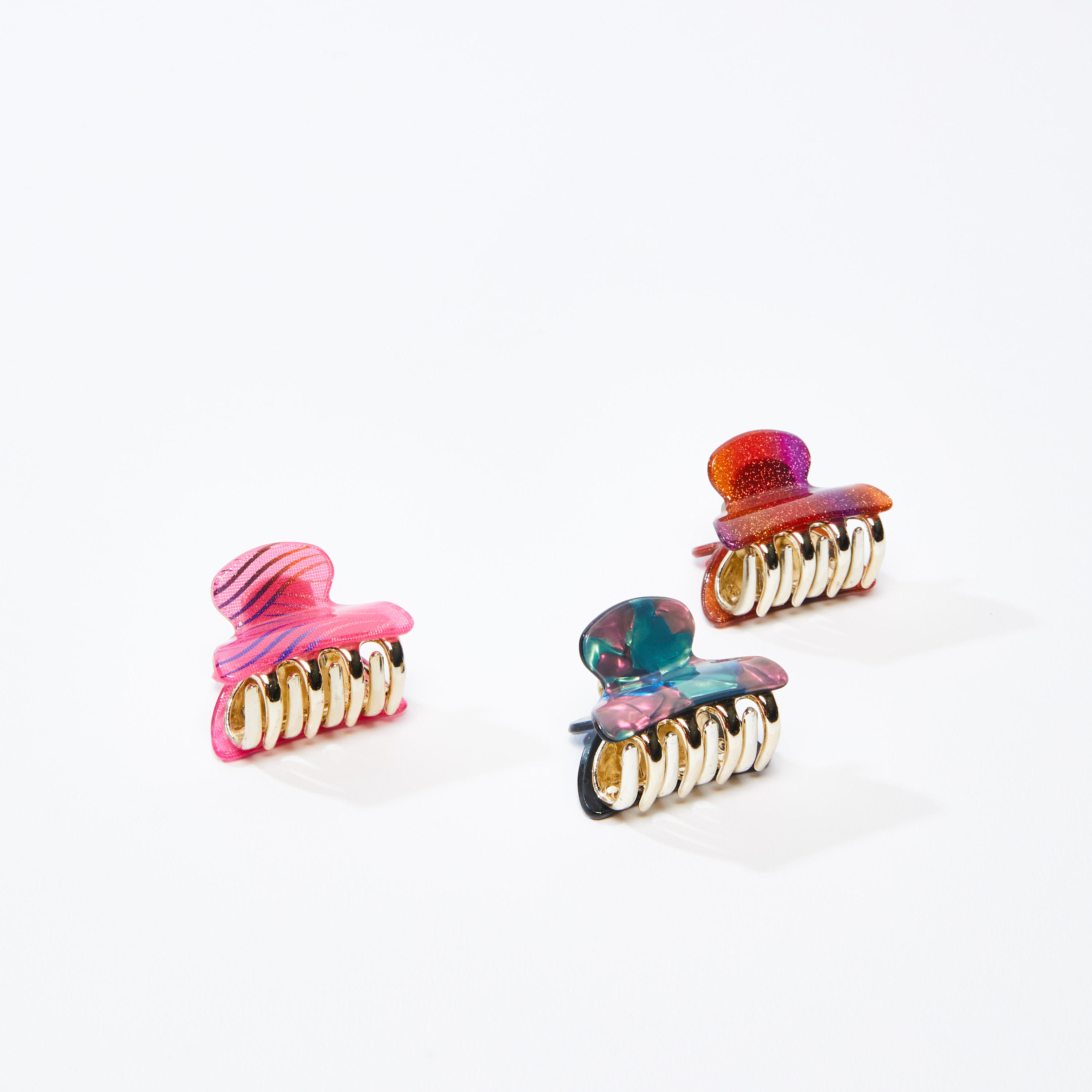 مشبك شعر بطبعات - طقم من 3 قطع-women-hairaccessories-image-1