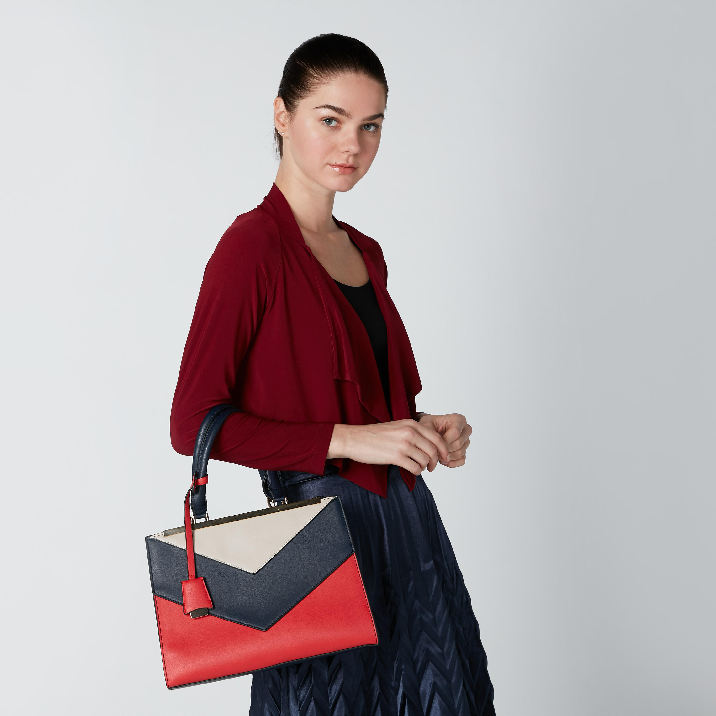 حقيبة يد بمقابض مزدوجة وحمّالة قابلة للفصل-women-bagsandwallets-handbags-image-2
