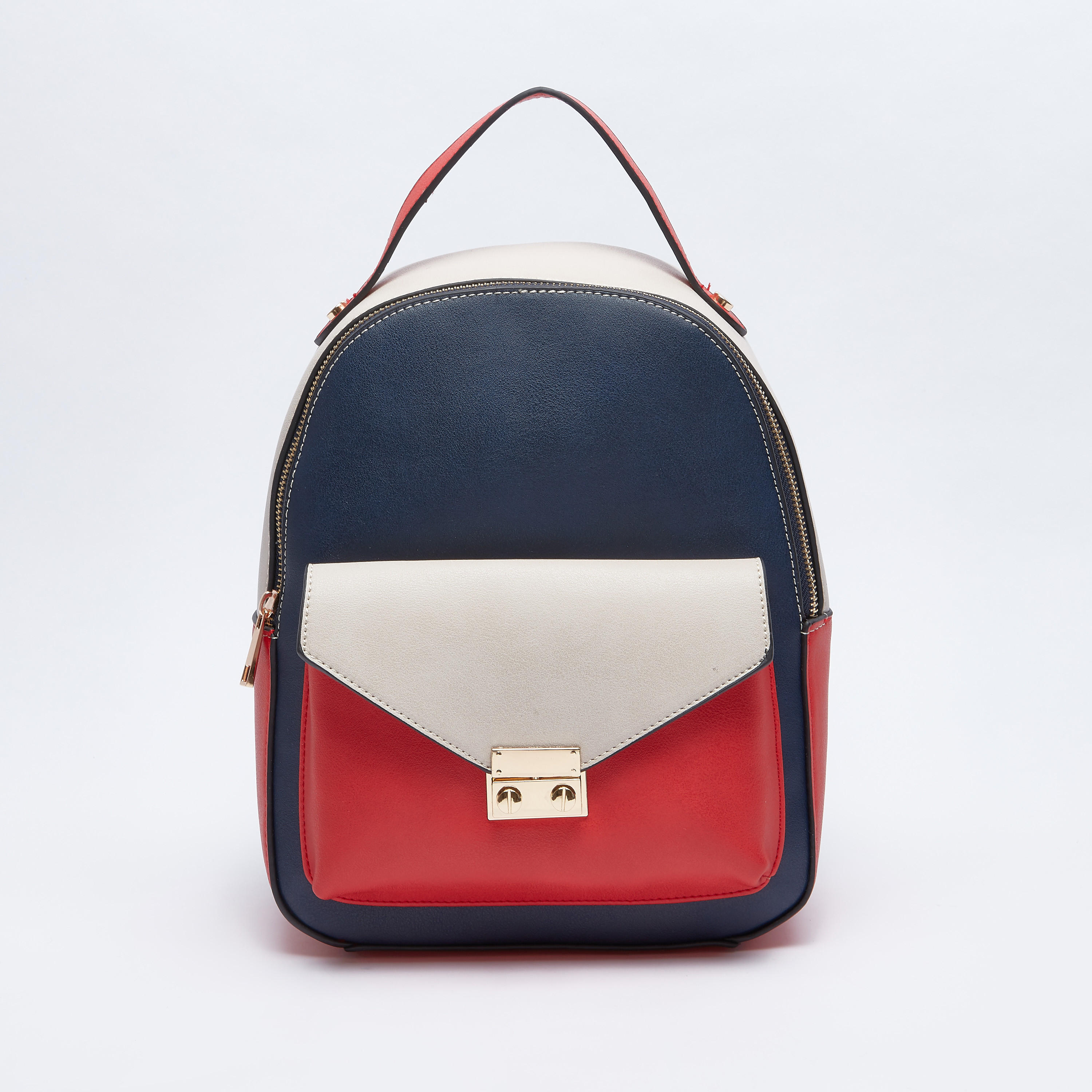 Textured Backpack with Adjustable Shoulder Straps-women-bagsandwallets-handbags-image-1