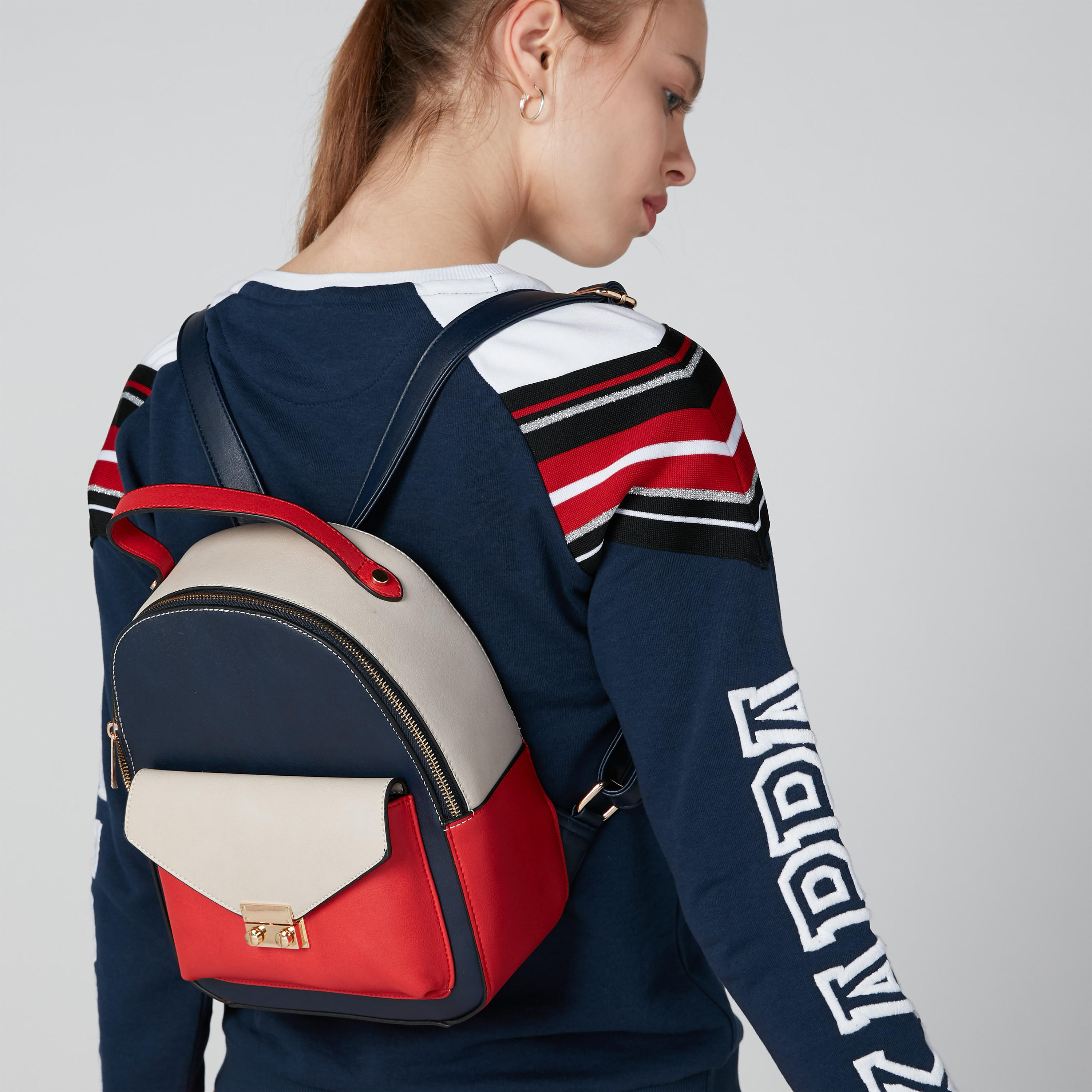 Textured Backpack with Adjustable Shoulder Straps-women-bagsandwallets-handbags-image-2