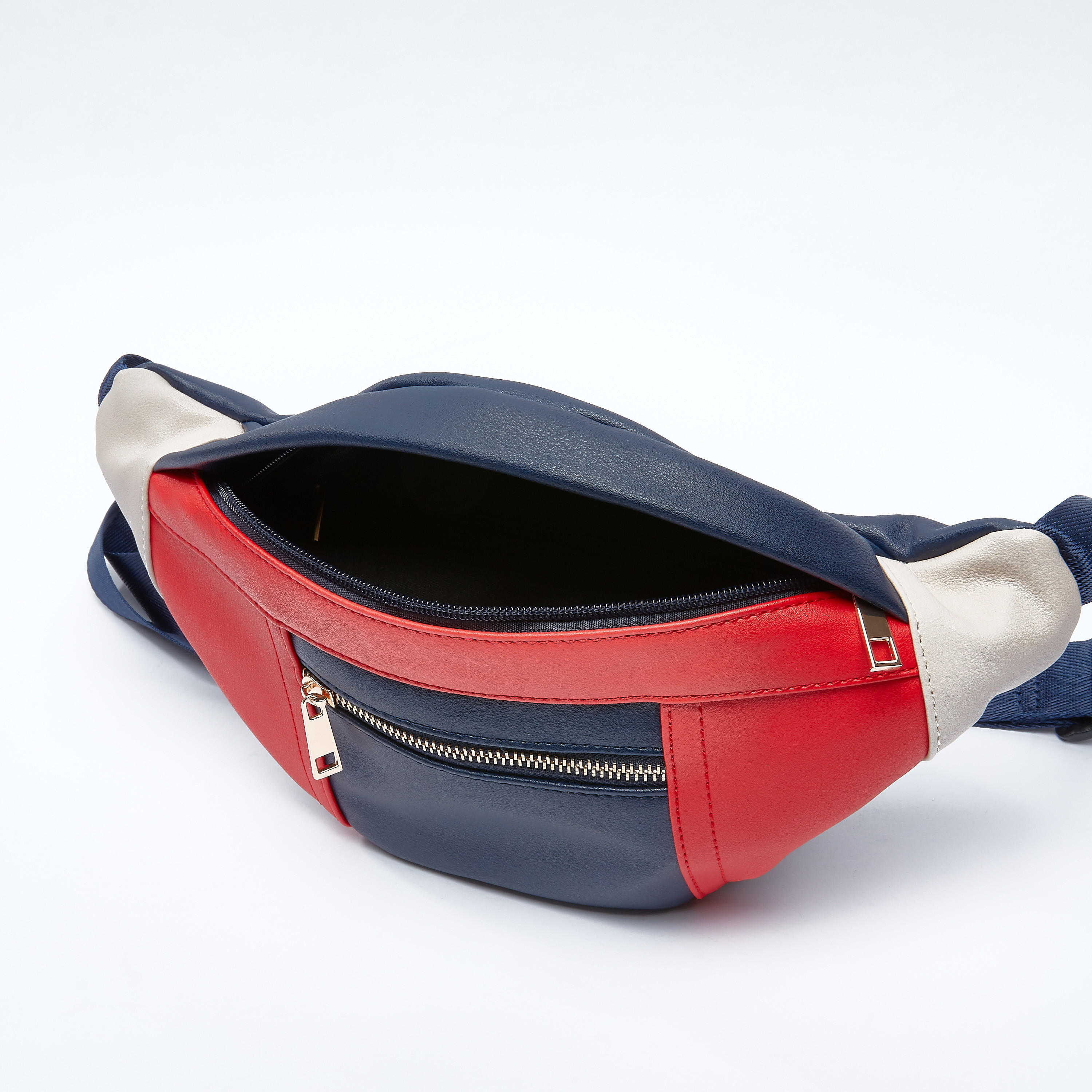 حقيبة خصر بحزام قابل للتعديل وسحّاب إغلاق-women-bagsandwallets-handbags-image-1