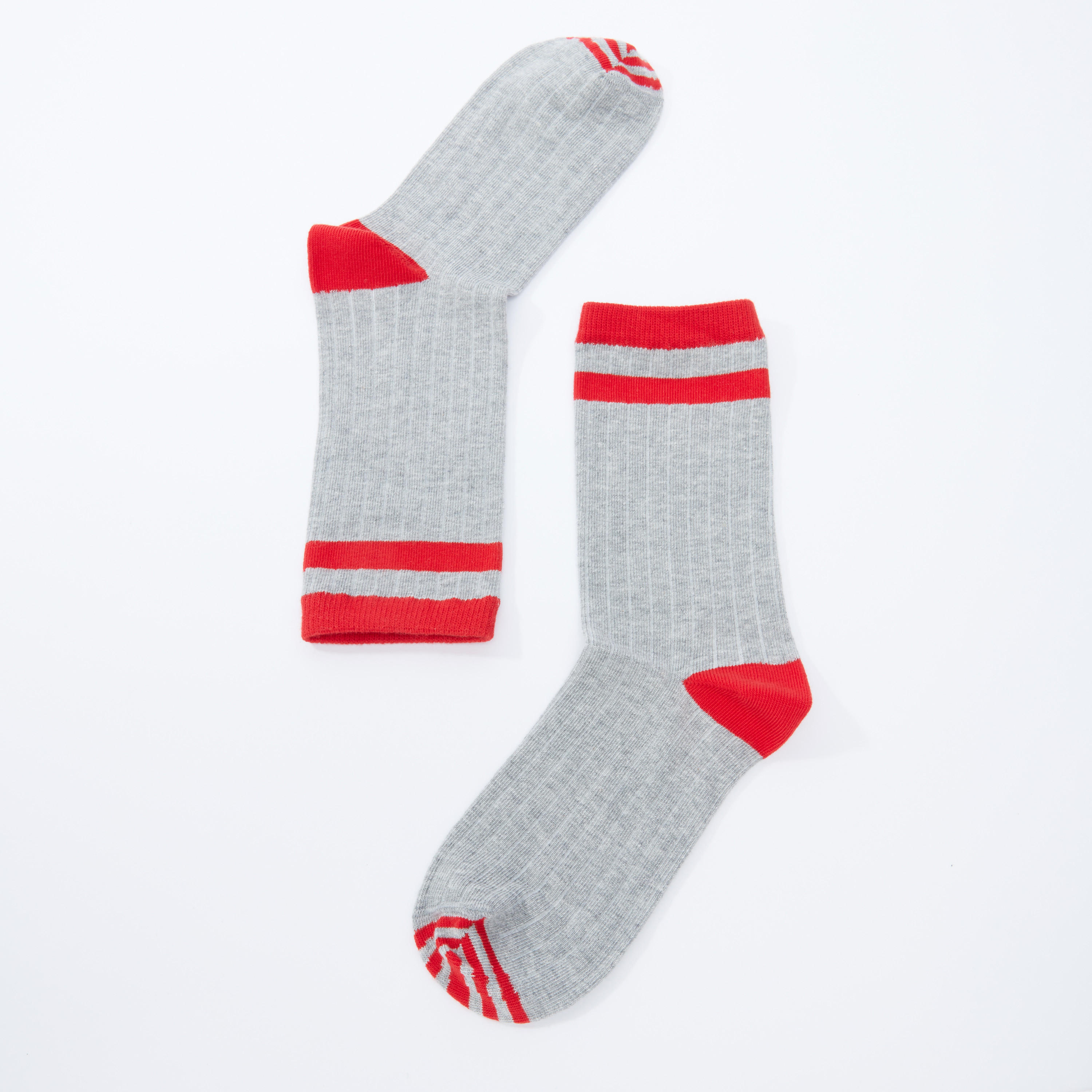 جوارب بأساور مضلعة-women-socksandstockings-image-1