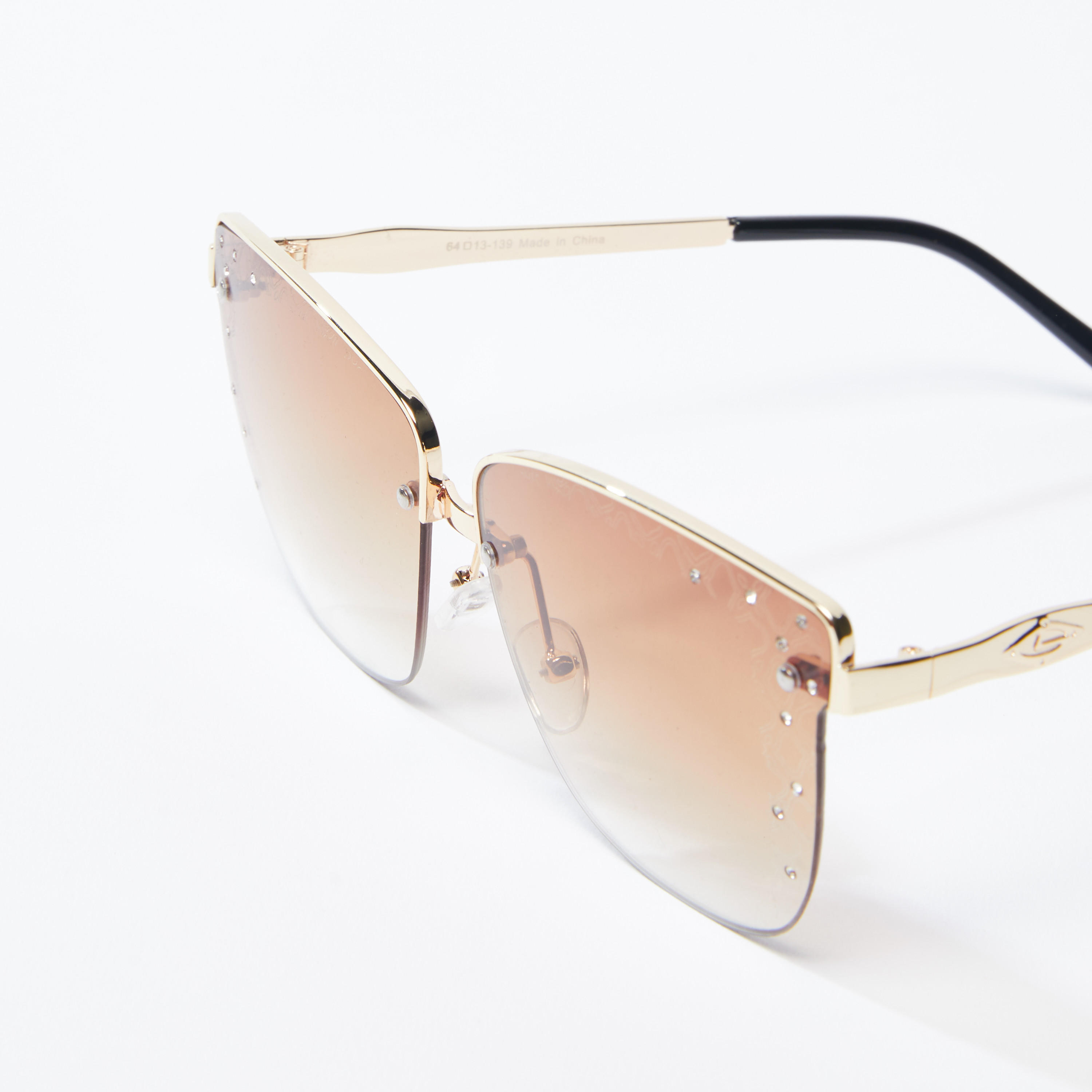 نظّارة شمسية واي فيرار بإطار كامل مرصّع-women-sunglasses-image-3