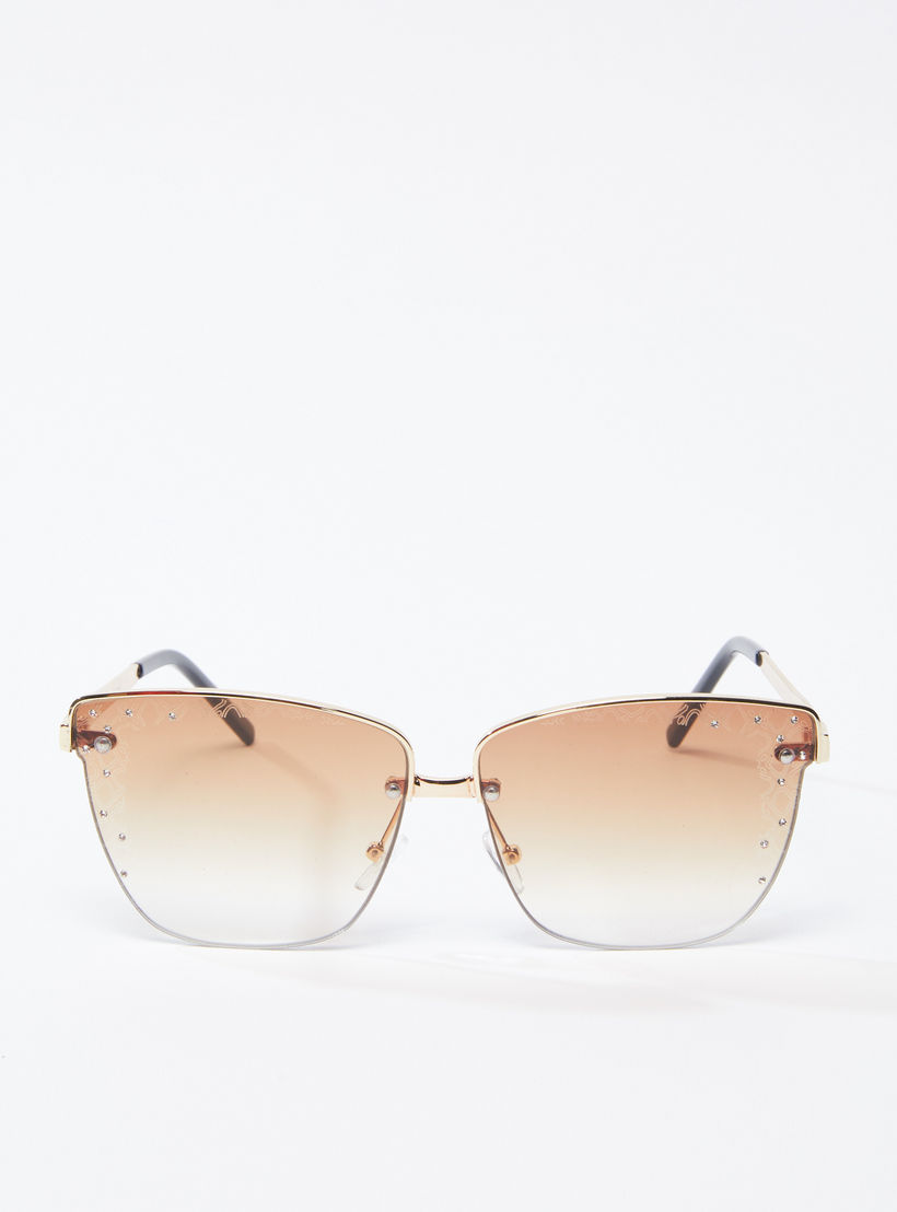 نظّارة شمسية واي فيرار بإطار كامل مرصّع-women-sunglasses-image-4