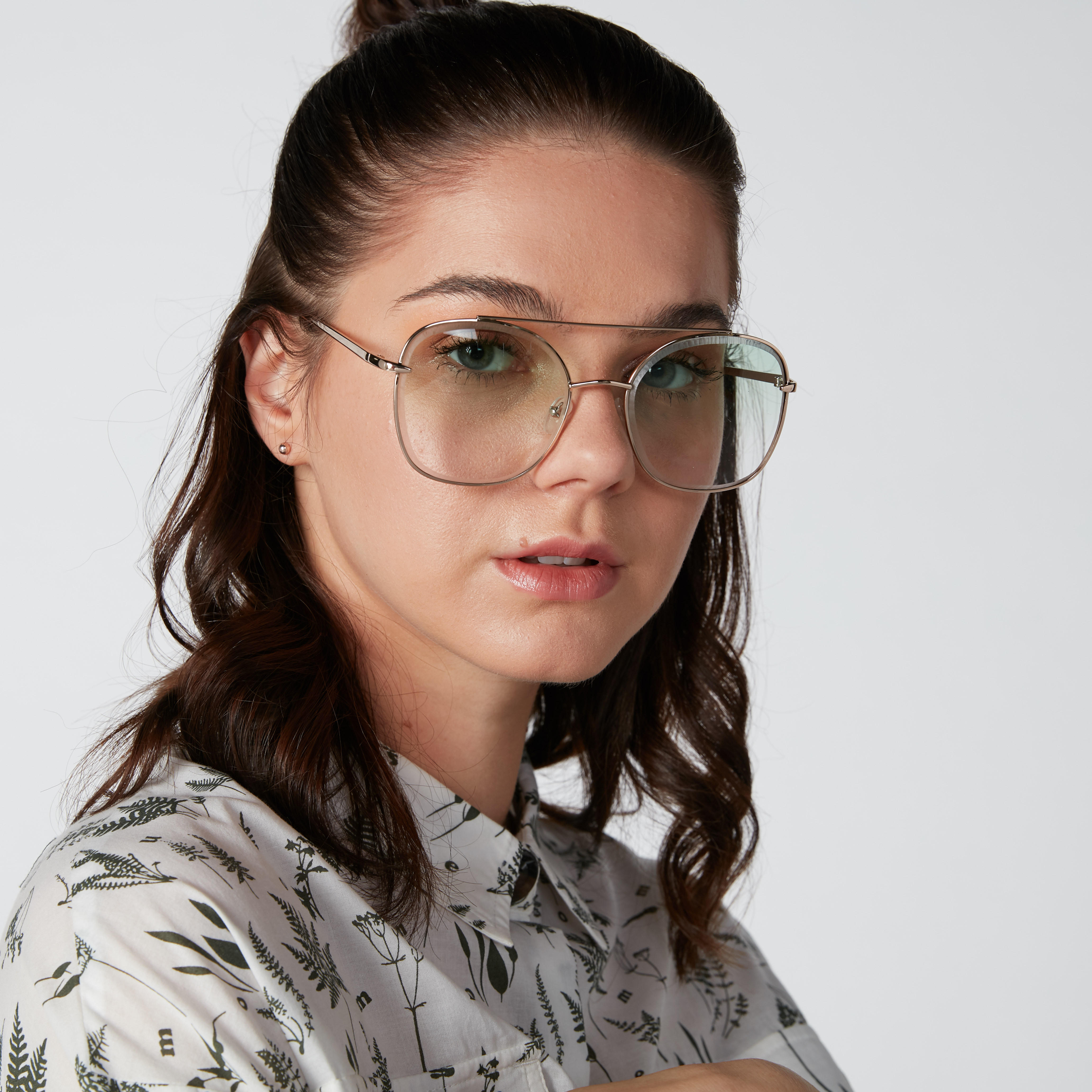 نظّارة شمسية بإطار مربّع ووسادات أنف-women-sunglasses-image-2