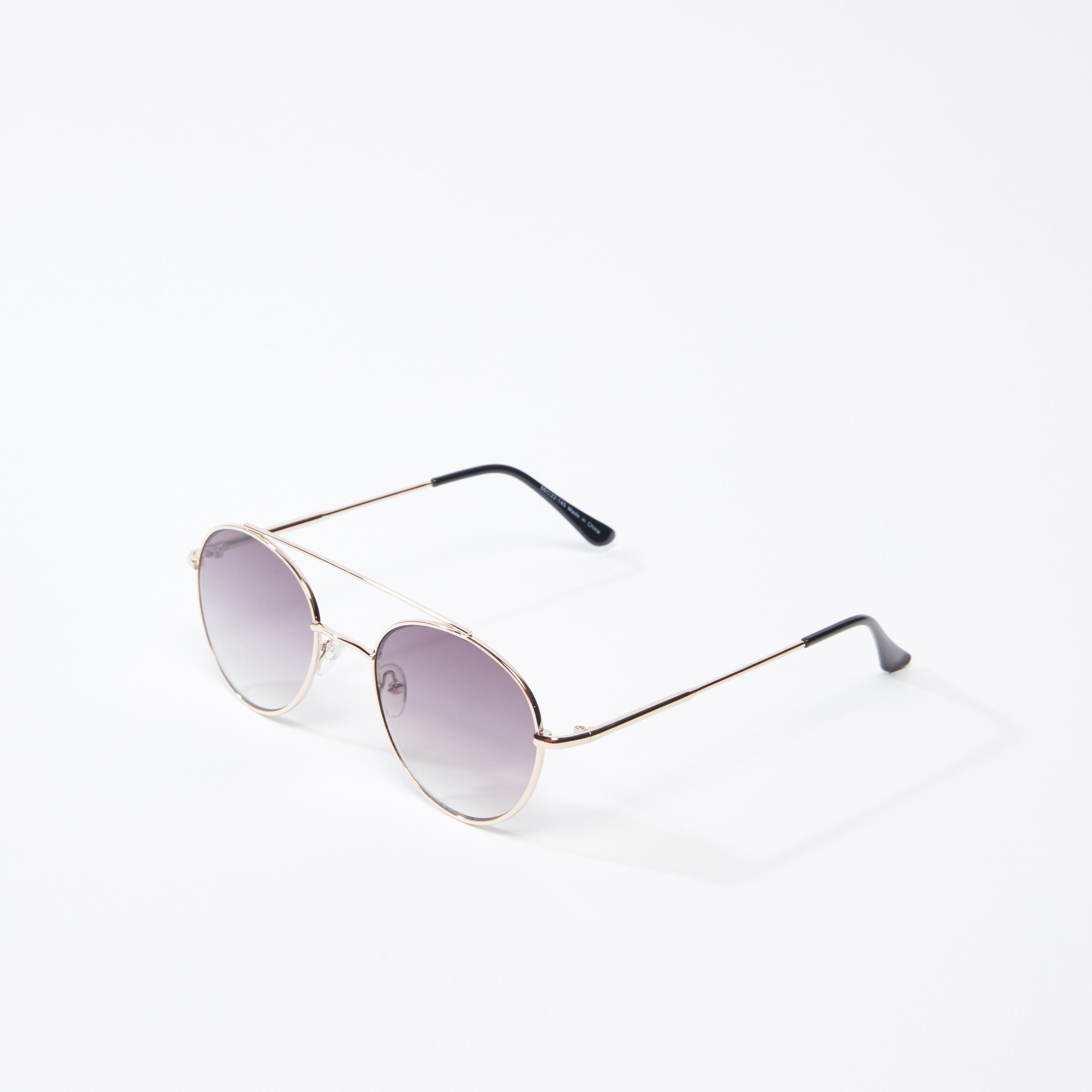 نظّارة شمسية بإطار كامل ميتاليك ووسادات للأنف-women-sunglasses-image-1