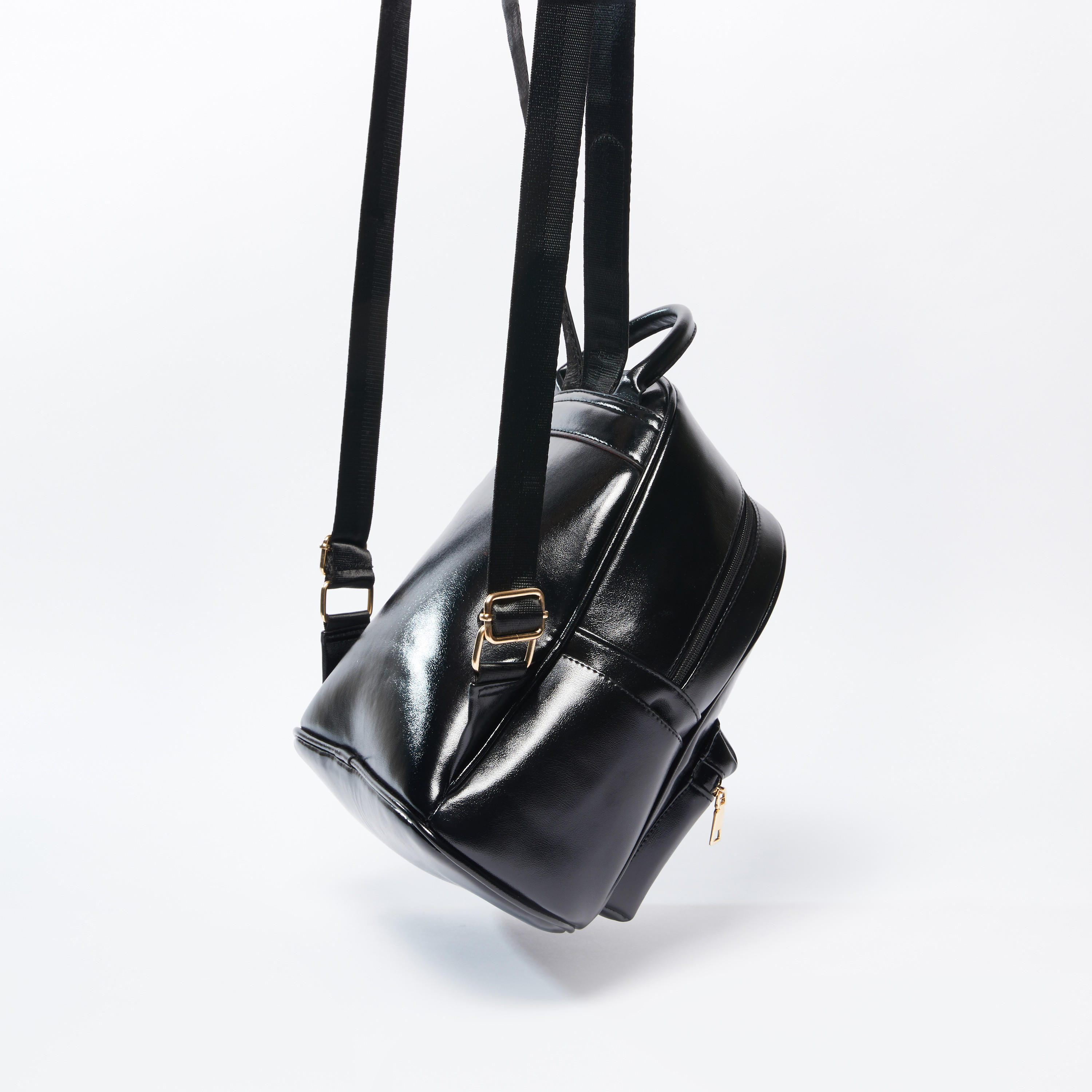 حقيبة ظهر بسحاب إغلاق وحمّالات خلفية قابلة للتعديل وتزيينات-women-bagsandwallets-handbags-image-4