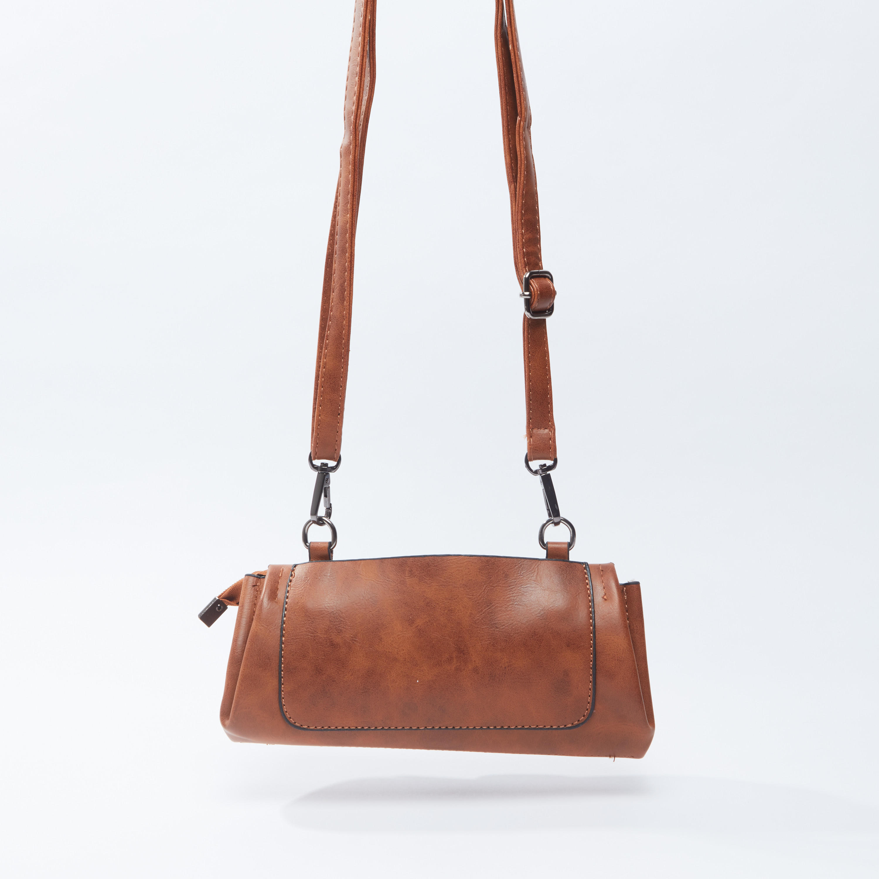 حقيبة كروس بودي بارزة الملمس بحزام قابل للفصل-women-bagsandwallets-handbags-image-3