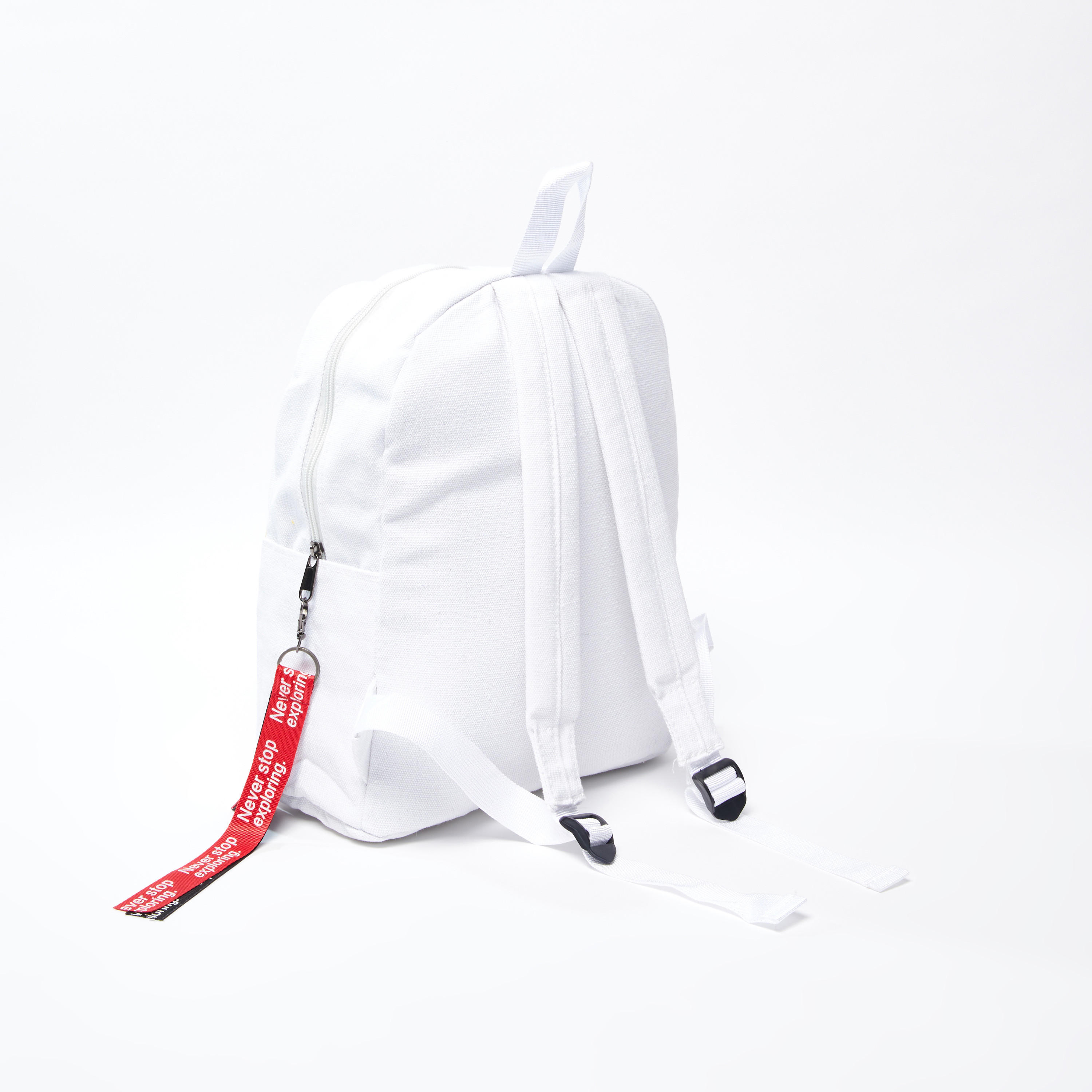Printed Backpack with Tape Detail Zip Closure and Adjustable Straps-women-bagsandwallets-handbags-image-3