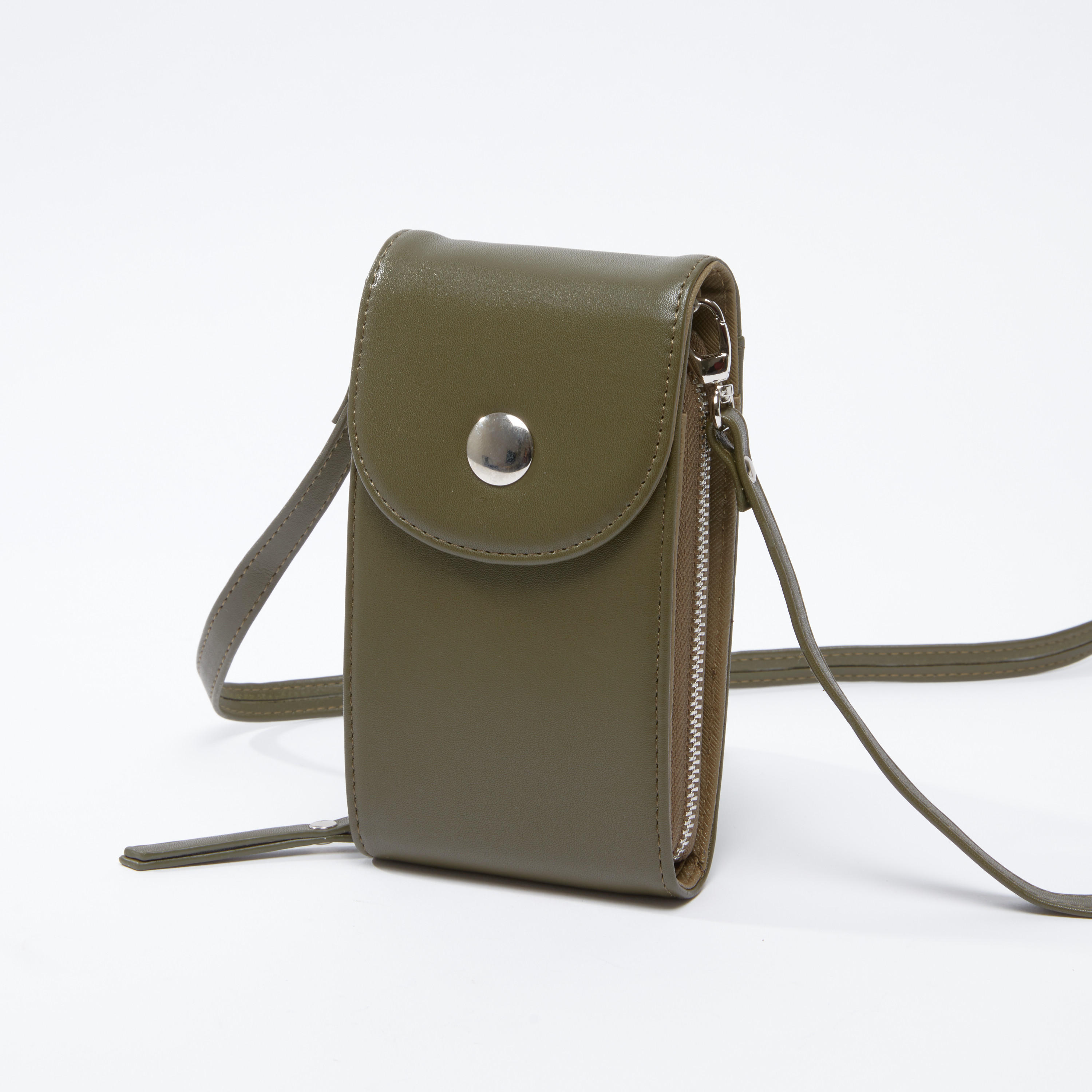 Plain Multi-Compartment Satchel Bag-women-bagsandwallets-handbags-image-1