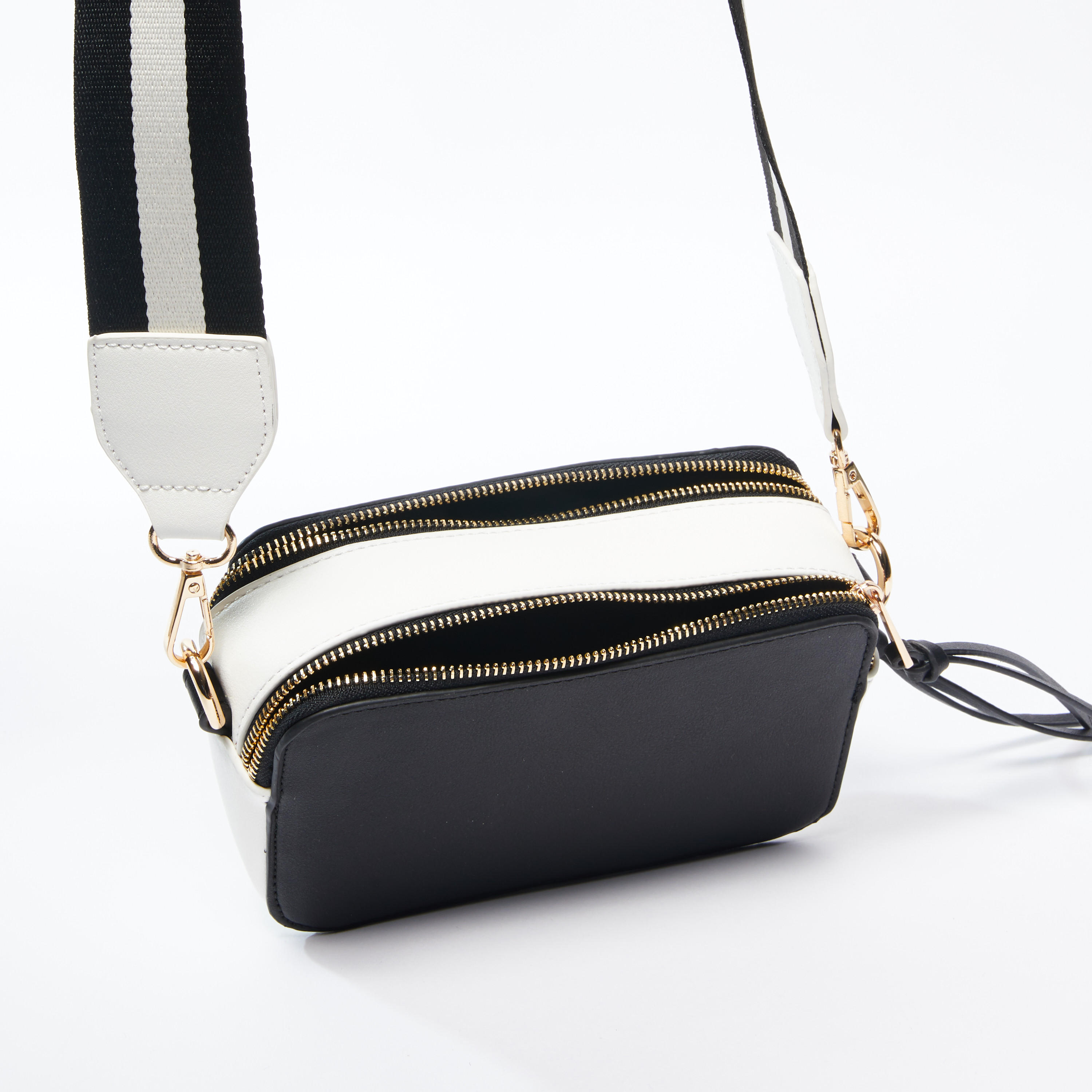 Textured Crossbody Bag with Shoulder Strap-women-bagsandwallets-handbags-image-4