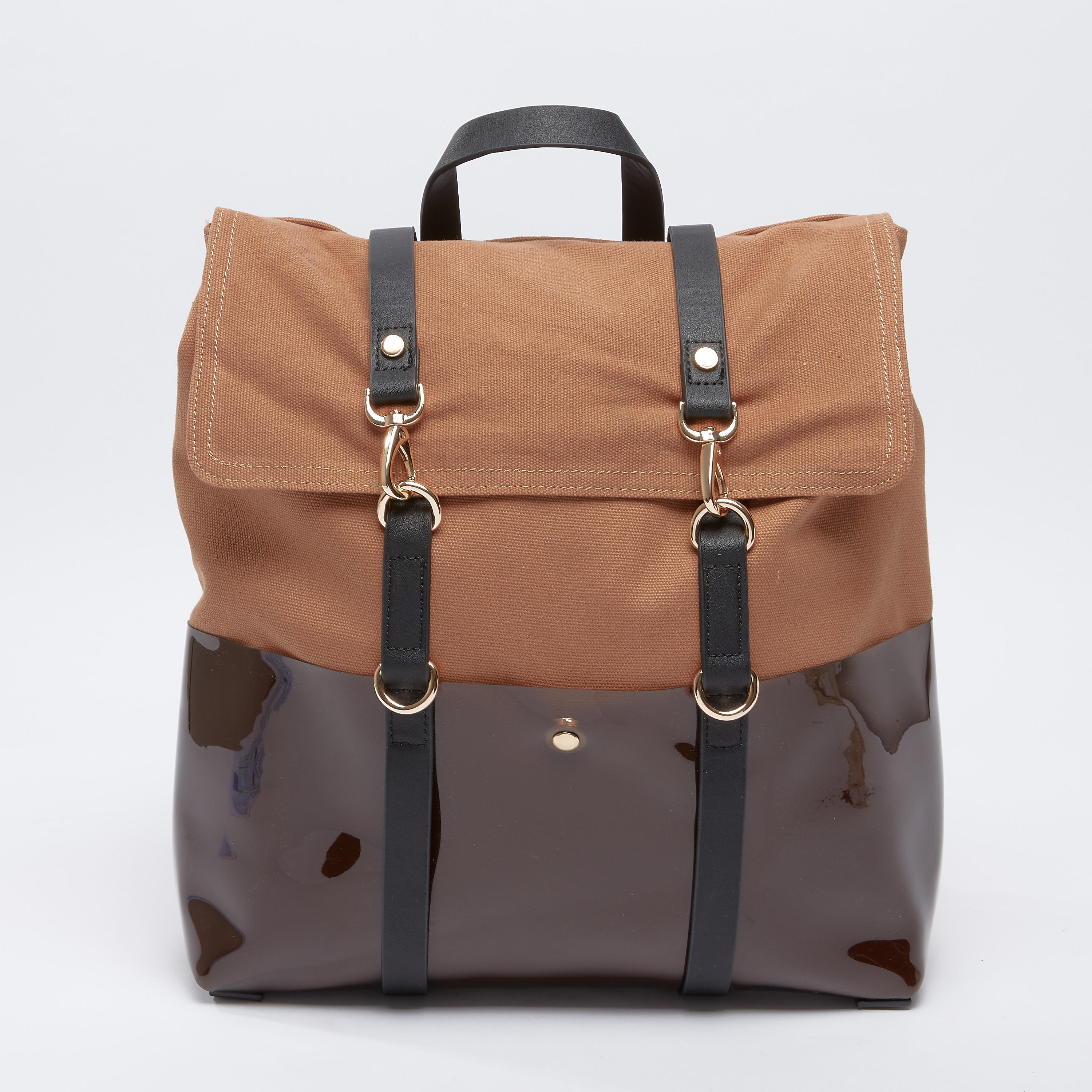 Plain Backpack with Adjustable Backstraps-women-bagsandwallets-handbags-image-1