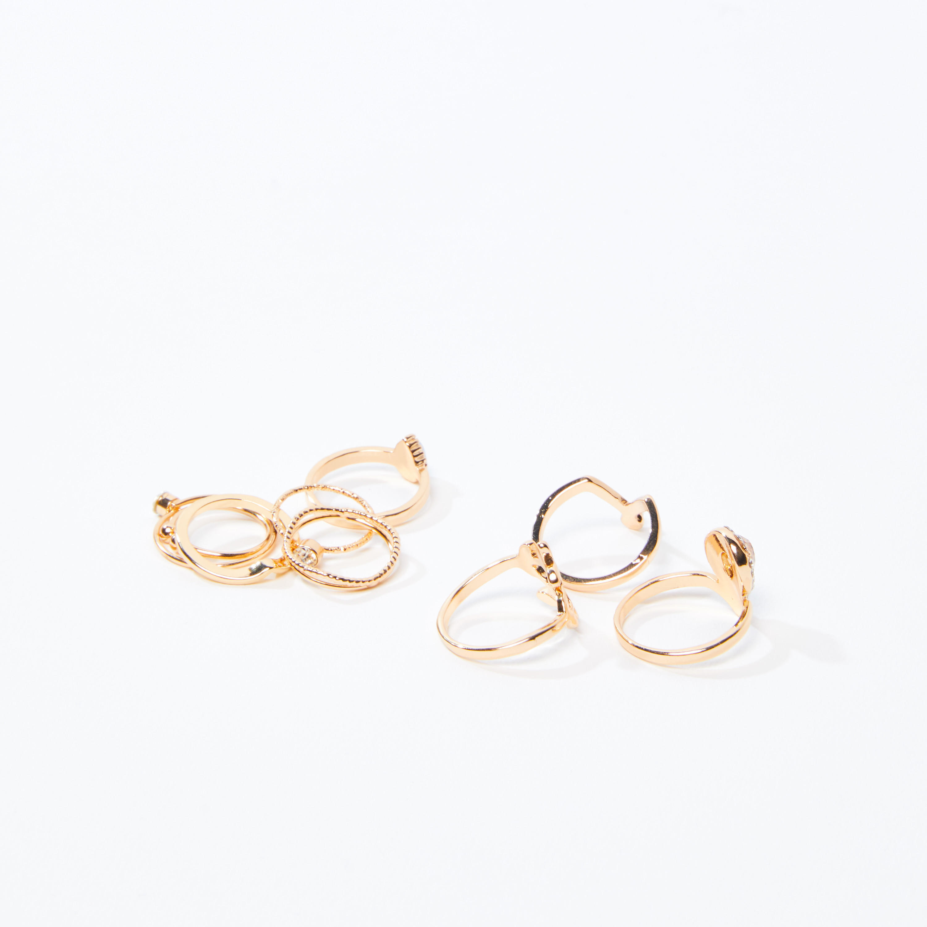 خاتم ميتاليك - طقم من 8 قطع-women-watchesandjewellery-jewellery-rings-image-3