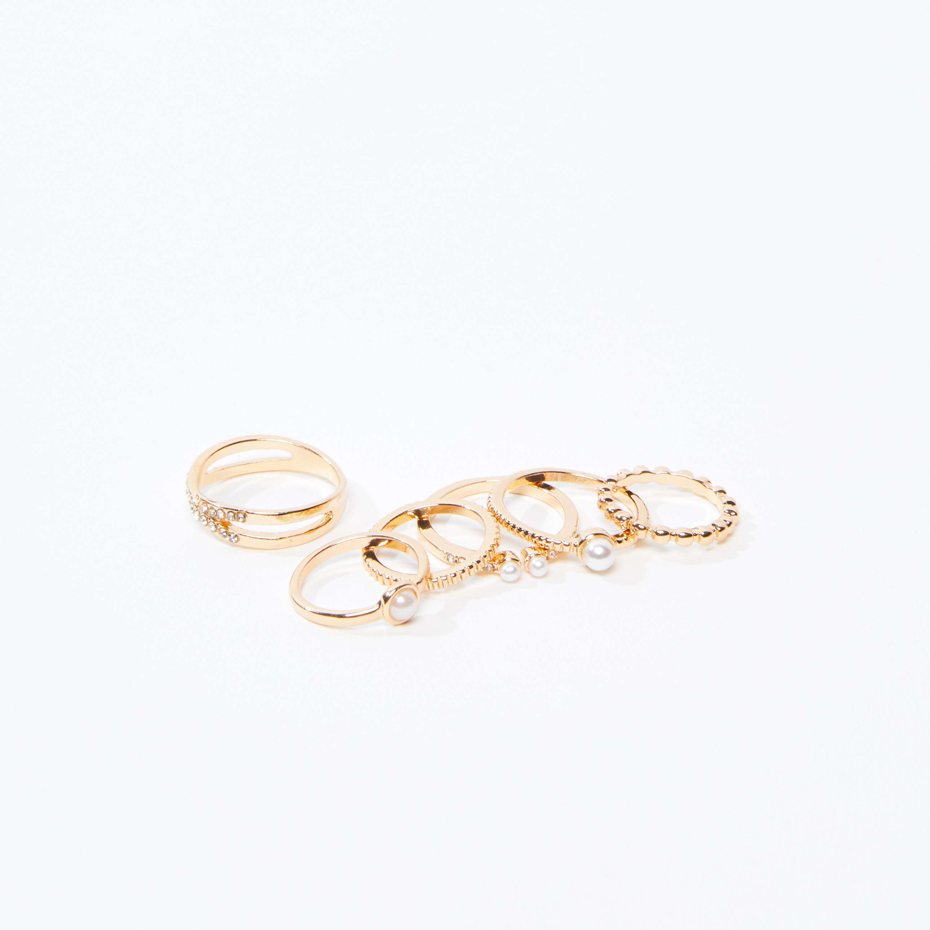 Metallic Finger Ring - Set of 6-women-watchesandjewellery-jewellery-rings-image-1