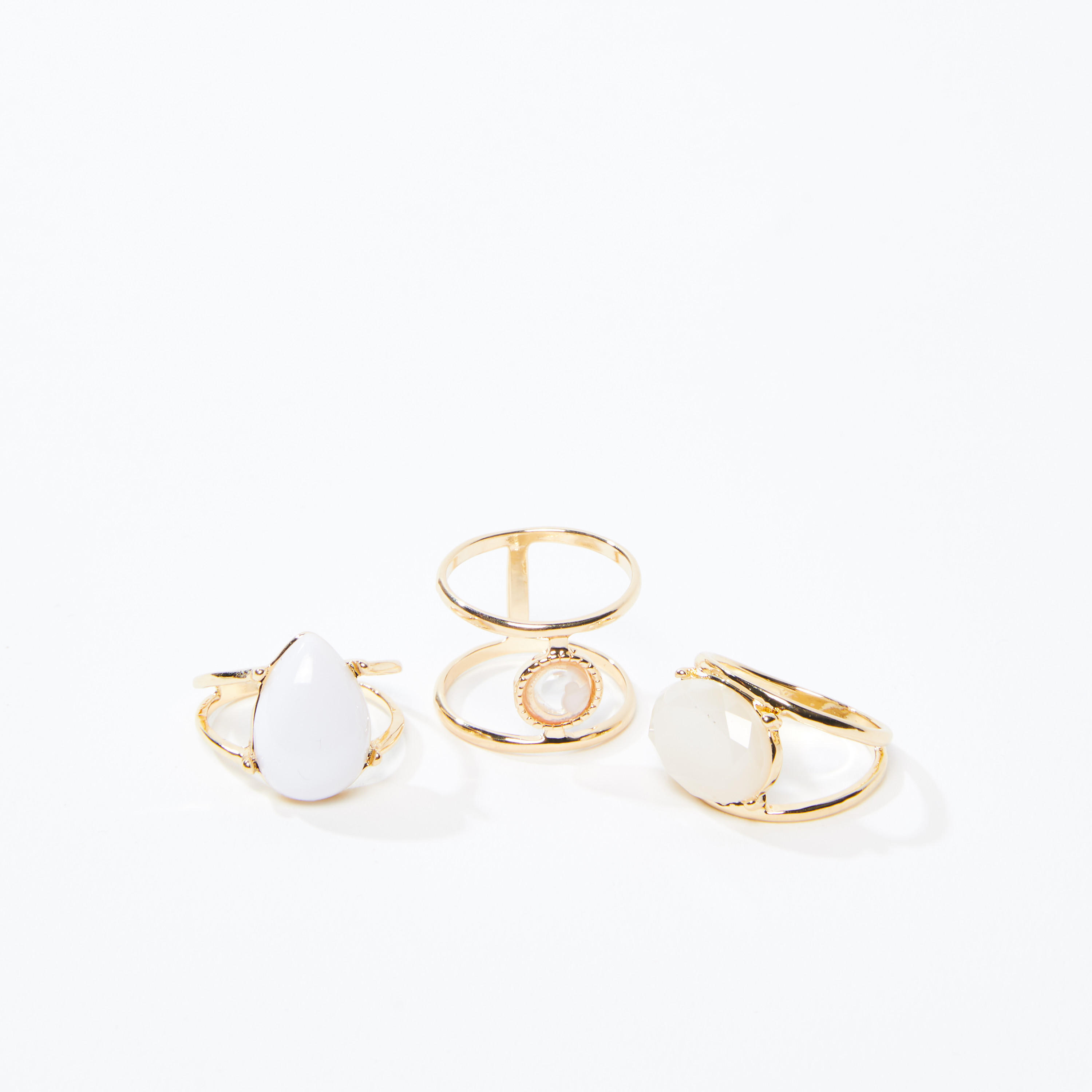 طقم خواتم مزيّنة 3 قطع-women-watchesandjewellery-jewellery-rings-image-1