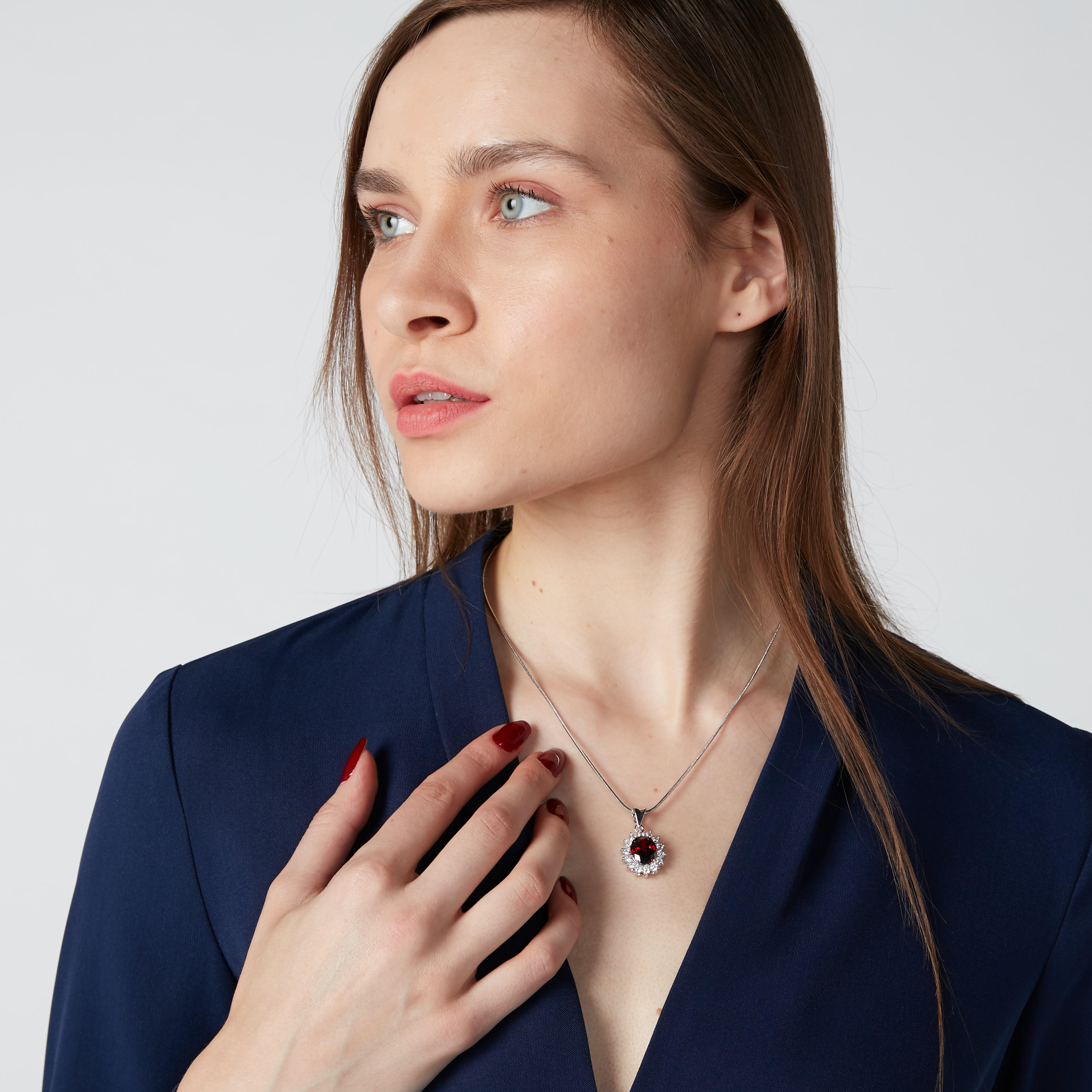 Embellished Pendant Necklace with Lobster Clasp-women-watchesandjewellery-jewellery-necklacesandpendants-image-2