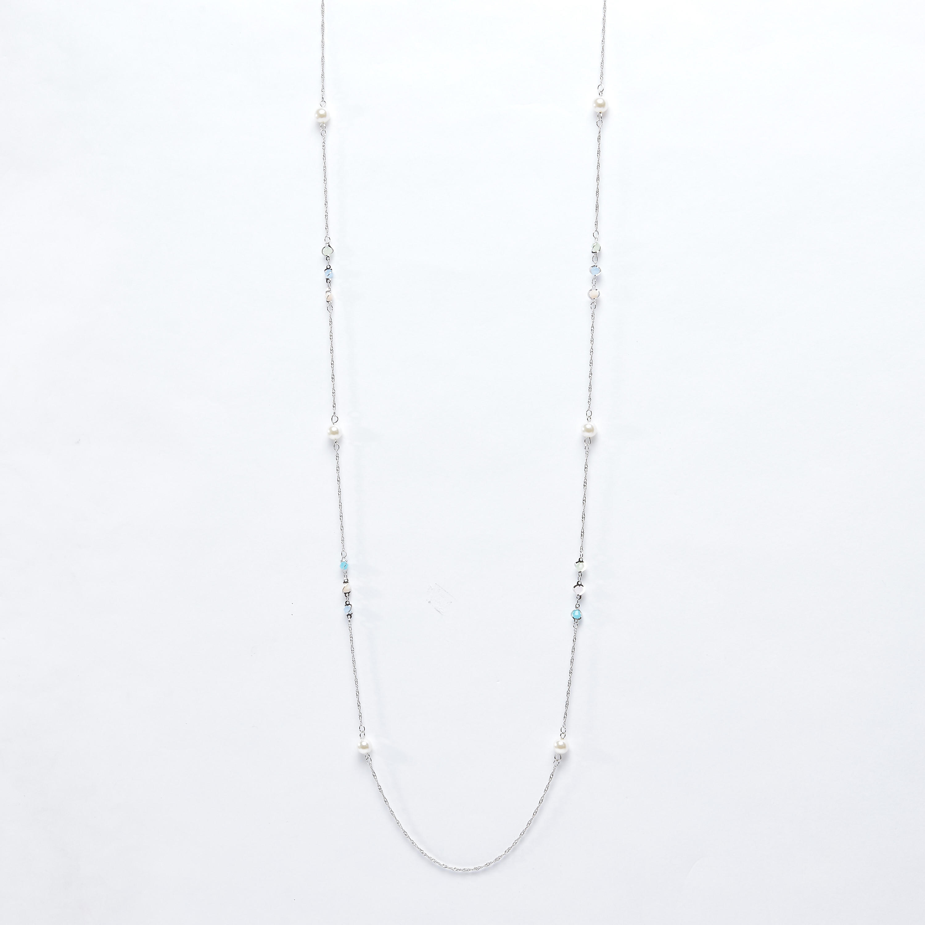 قلادة طويلة بتفاصيل لؤلؤ ومشبك إغلاق-women-watchesandjewellery-jewellery-necklacesandpendants-image-1