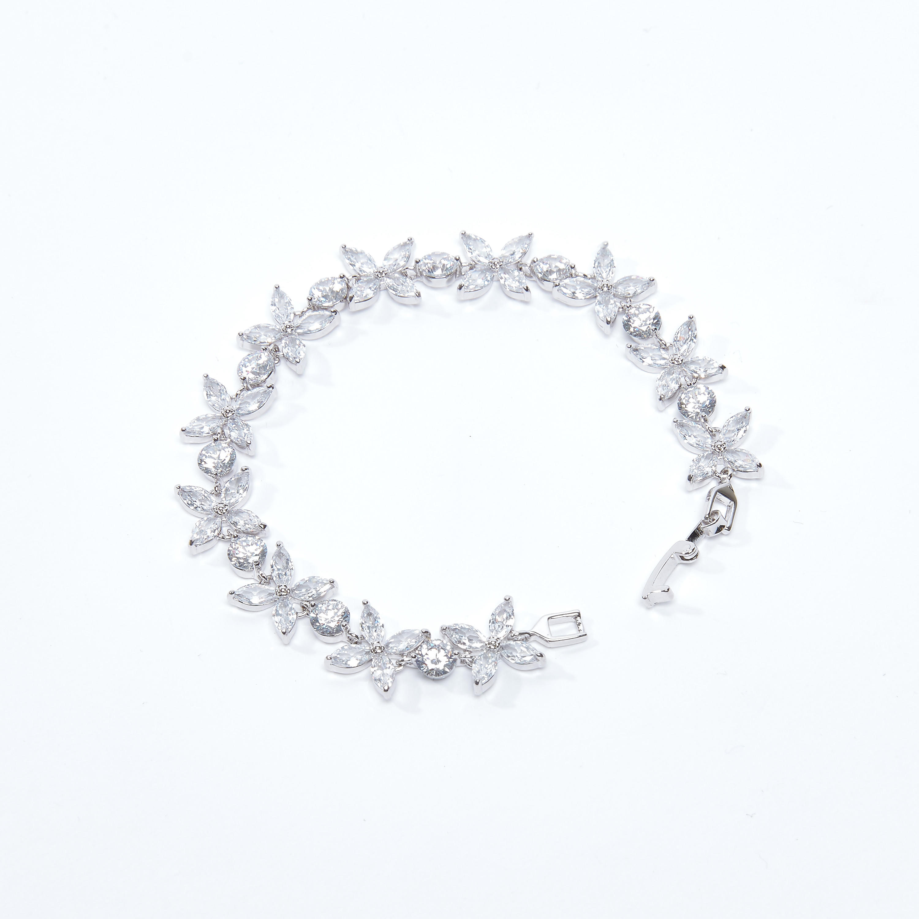 Studded Bracelet with Foldover Clasp-women-watchesandjewellery-jewellery-banglesandbracelets-image-3