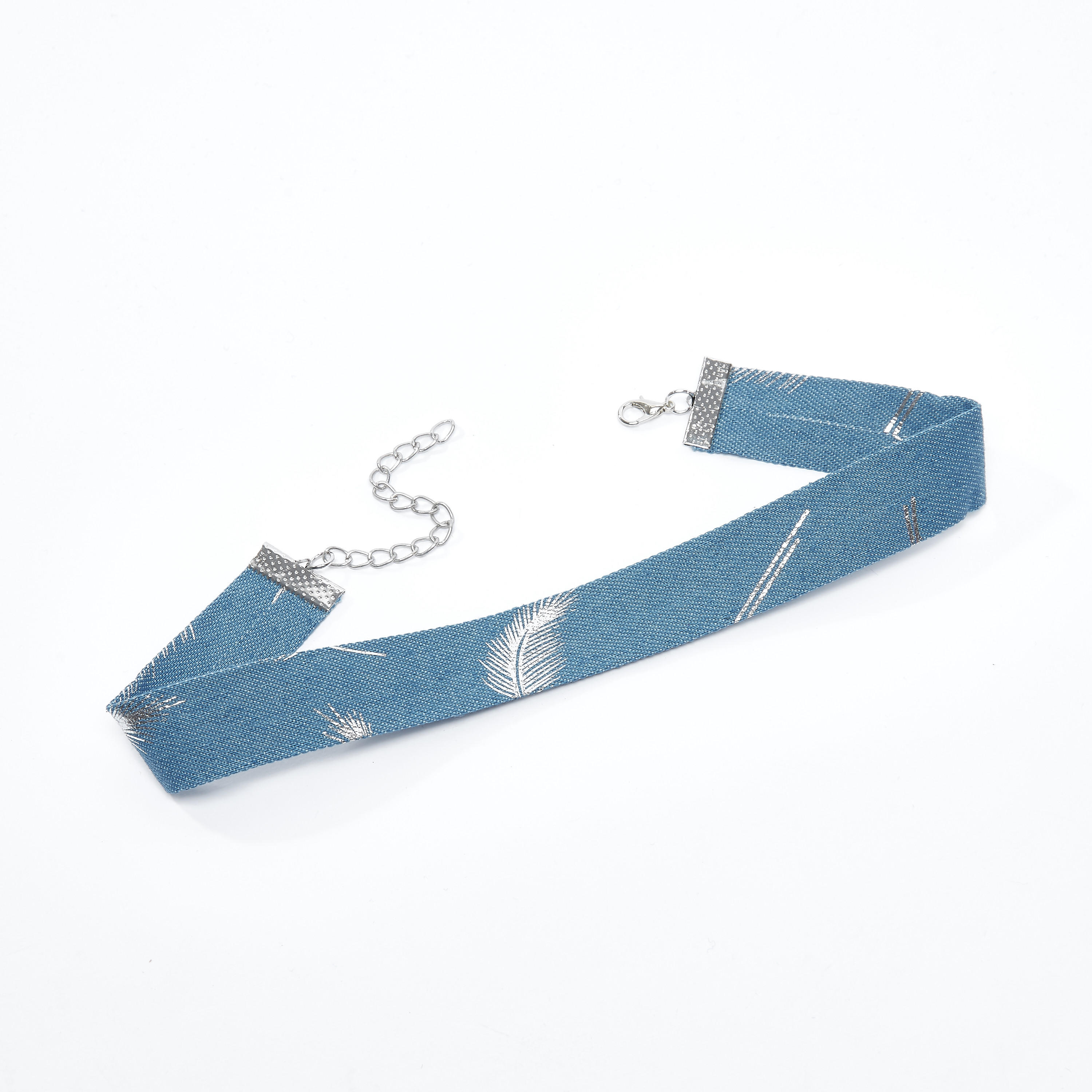 Printed Choker Necklace with Lobster Clasp-women-watchesandjewellery-jewellery-necklacesandpendants-image-1