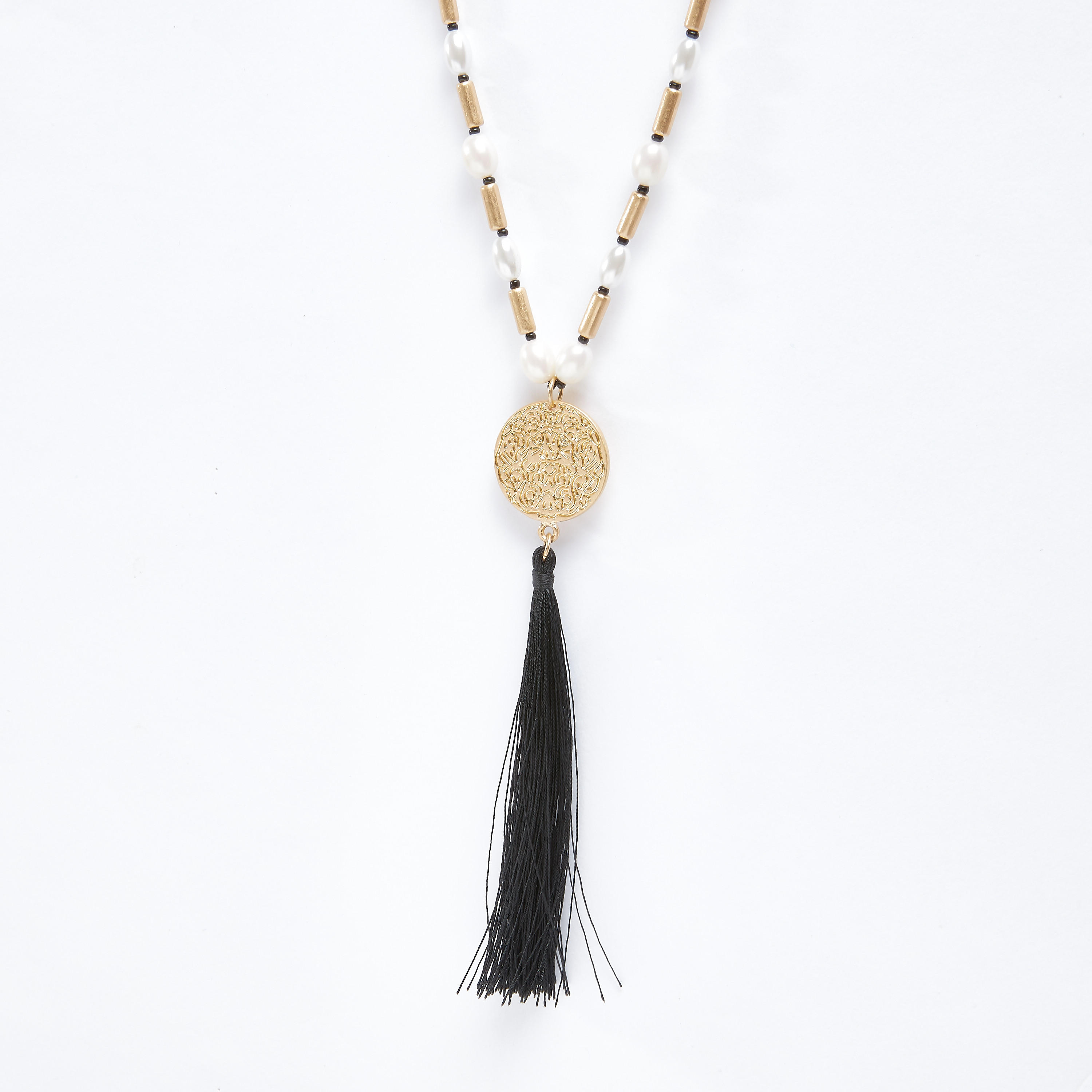 قلادة طويلة مزيّنة بشرّابات ومشبك إغلاق-women-watchesandjewellery-jewellery-necklacesandpendants-image-3