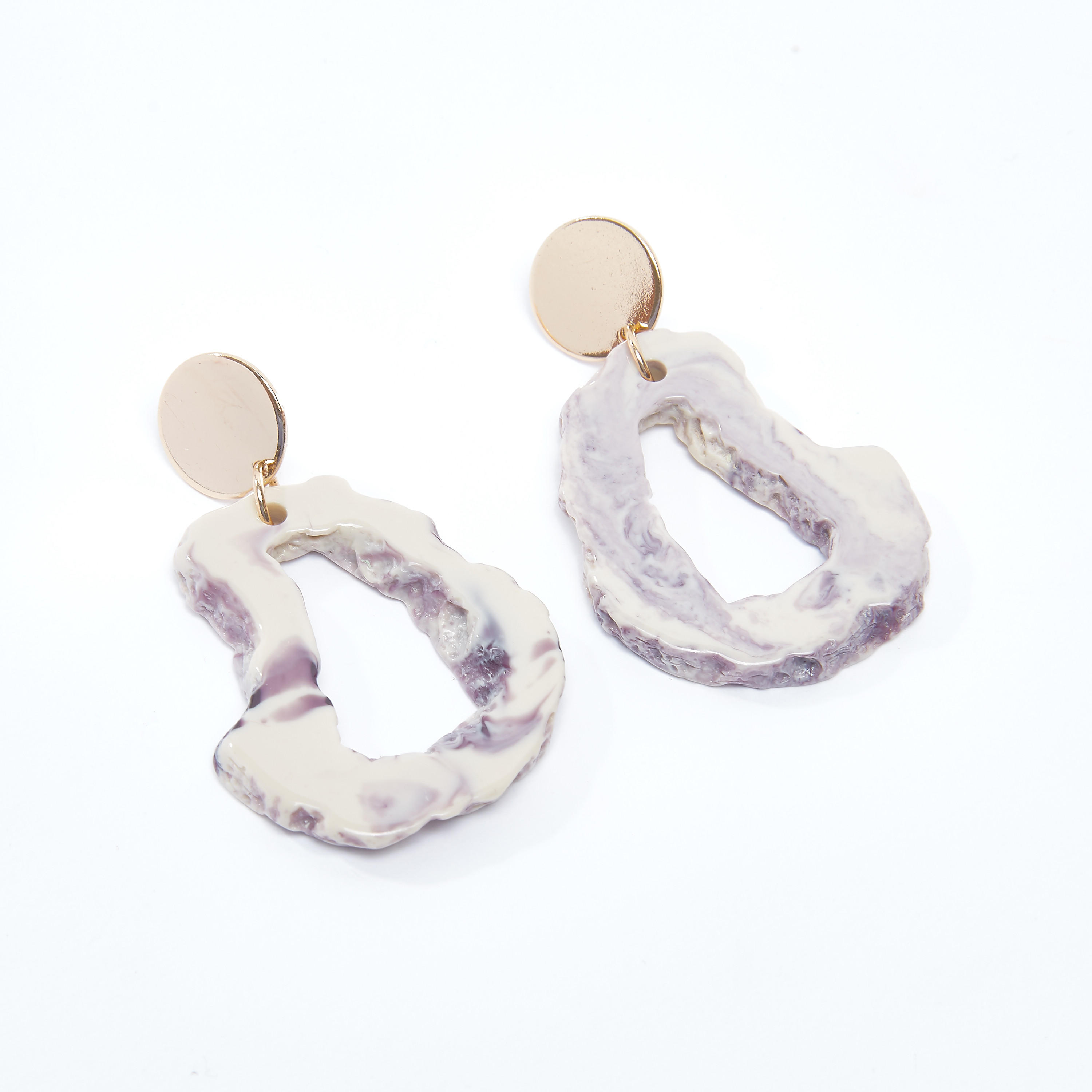 Metallic Dangling Earrings with Pushback Closure-women-watchesandjewellery-jewellery-earrings-image-1